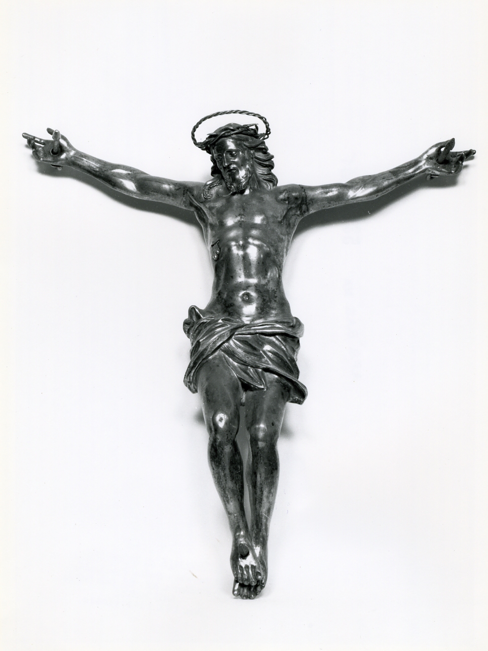 Cristo crocifisso (statuetta) - bottega napoletana (fine sec. XIX)