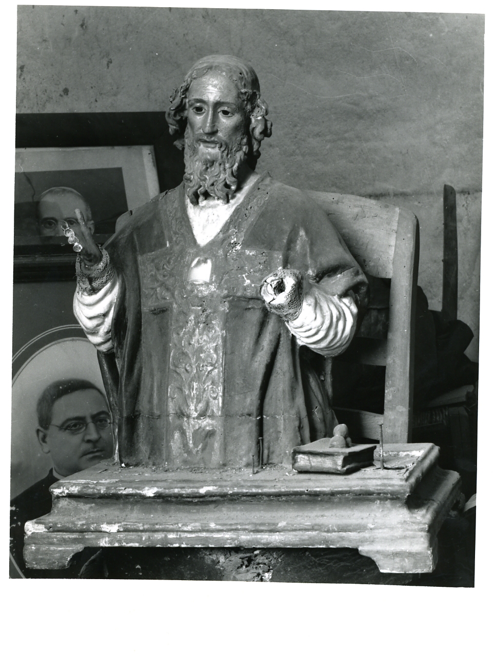 San Nicola di Bari (busto) - bottega napoletana (sec. XIX)