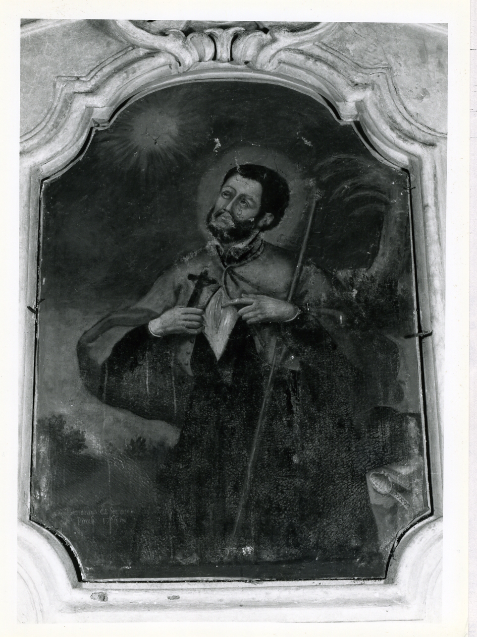 San Cristoforo (dipinto) di De Simone Bernardo (sec. XVIII)