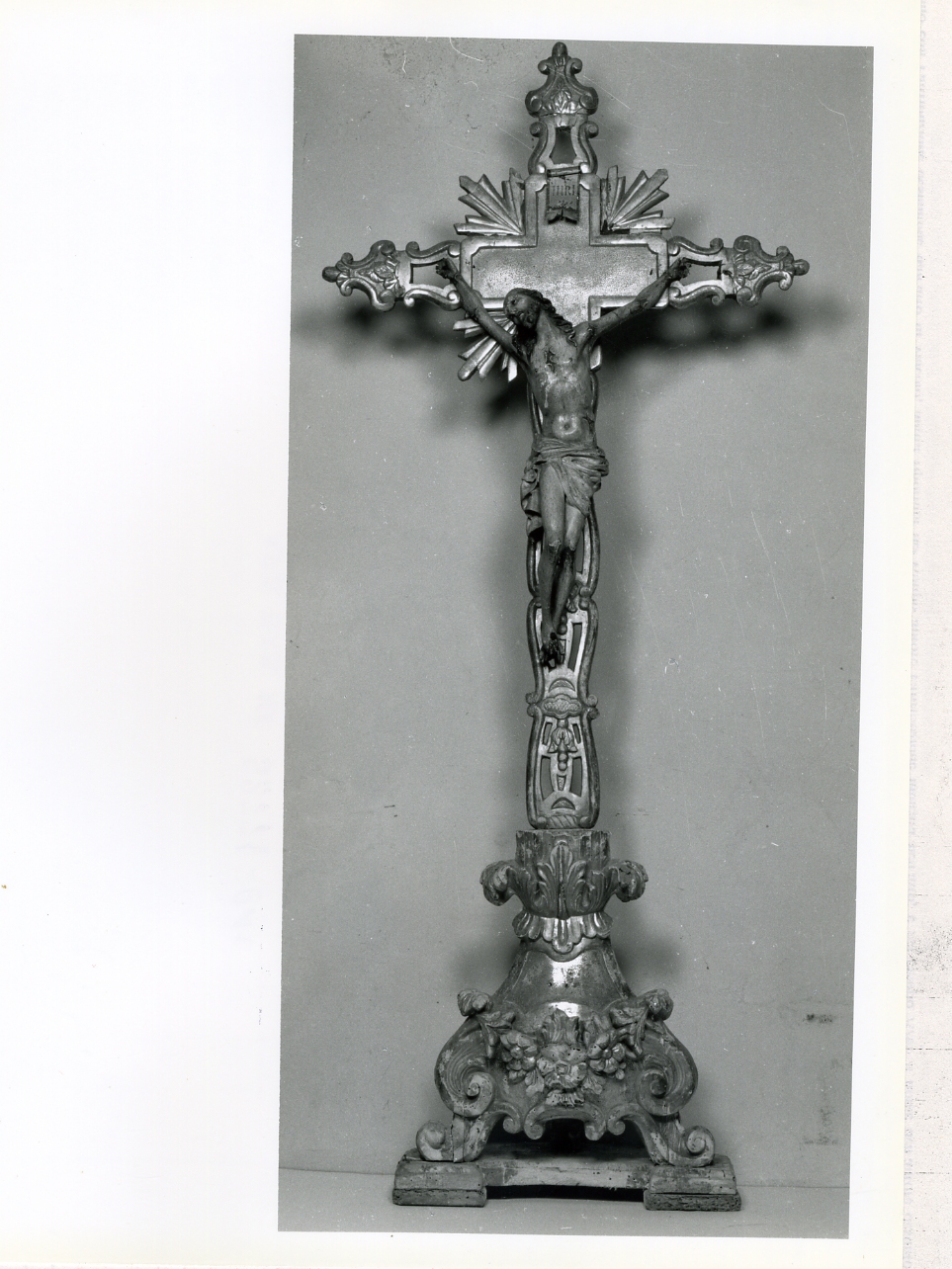 croce d'altare - bottega napoletana (sec. XIX)