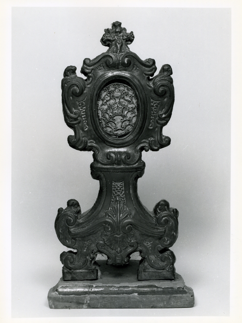 reliquiario - a ostensorio - bottega napoletana (sec. XIX)