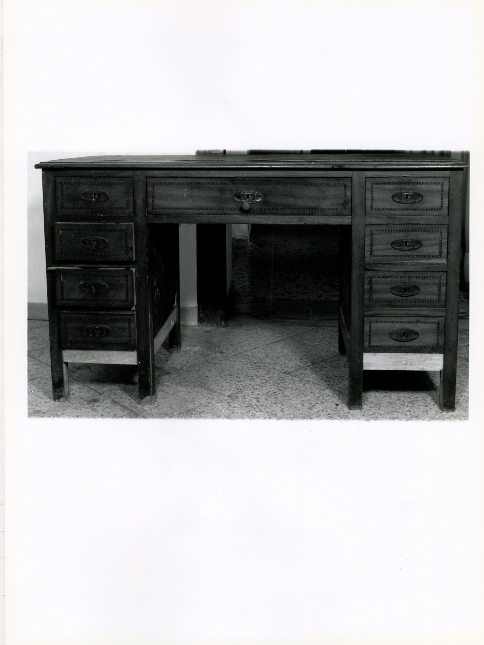 scrivania - bottega napoletana (inizio sec. XX)