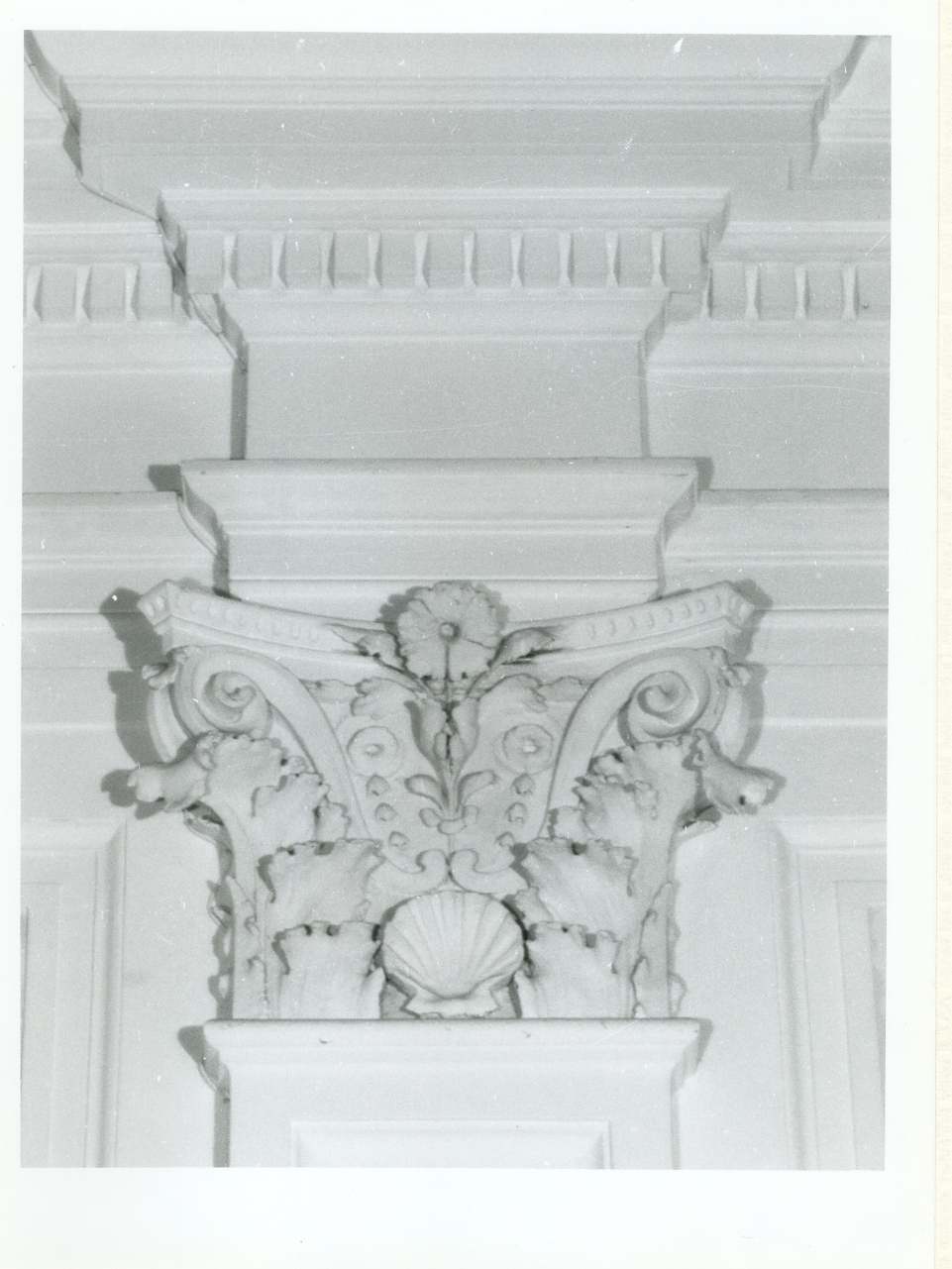 capitello di lesena, serie - bottega napoletana (seconda metà sec. XIX)