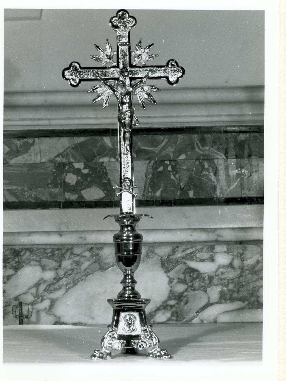 croce d'altare - bottega napoletana (inizio sec. XX)