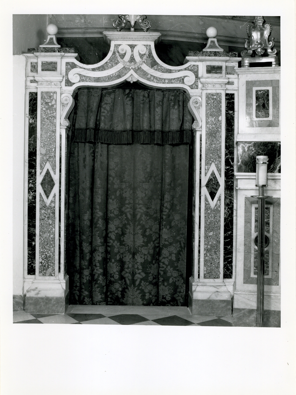 mostra di porta, serie - bottega napoletana (ultimo quarto sec. XIX)