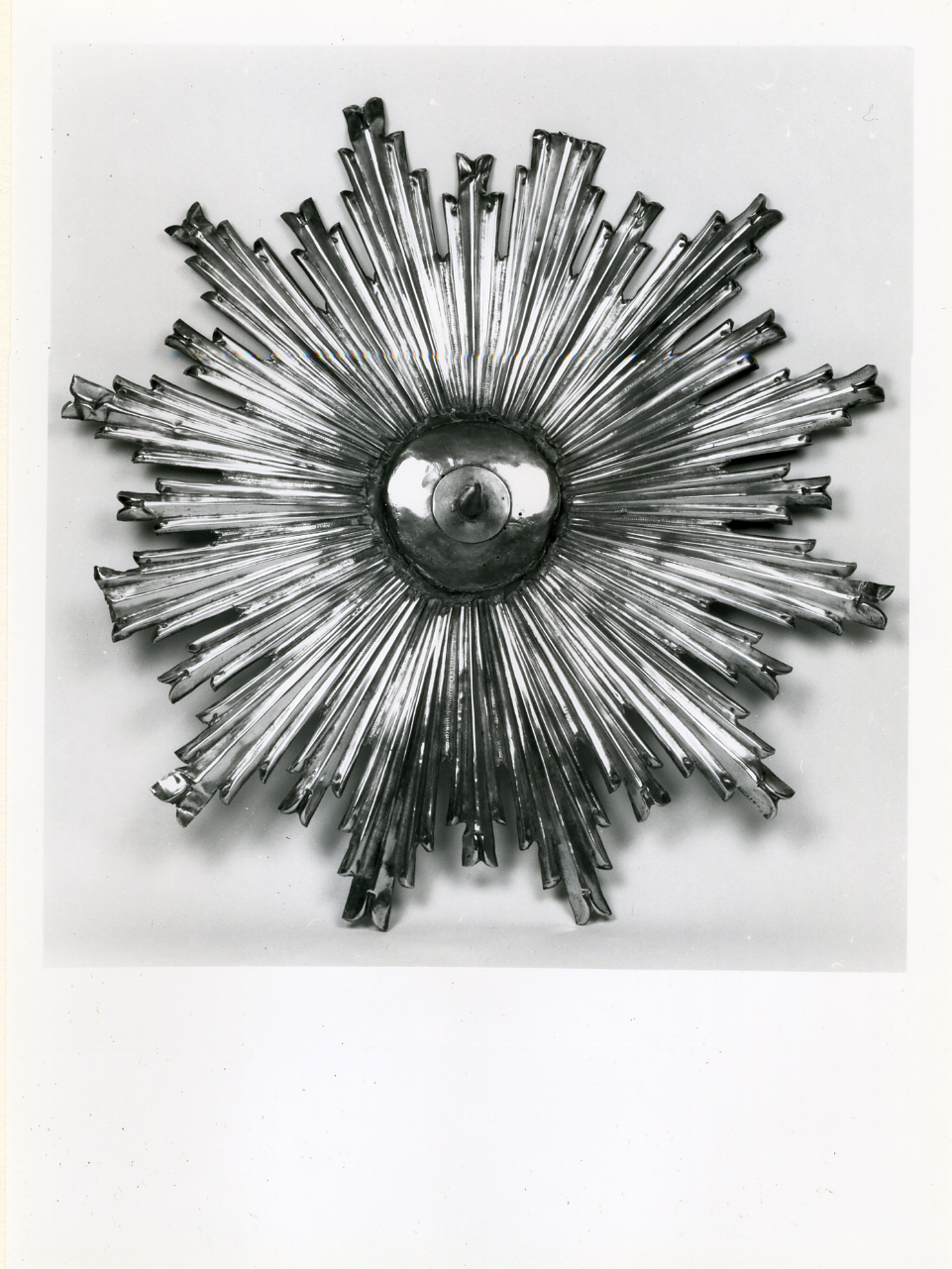 aureola di statua - bottega napoletana (metà sec. XIX)