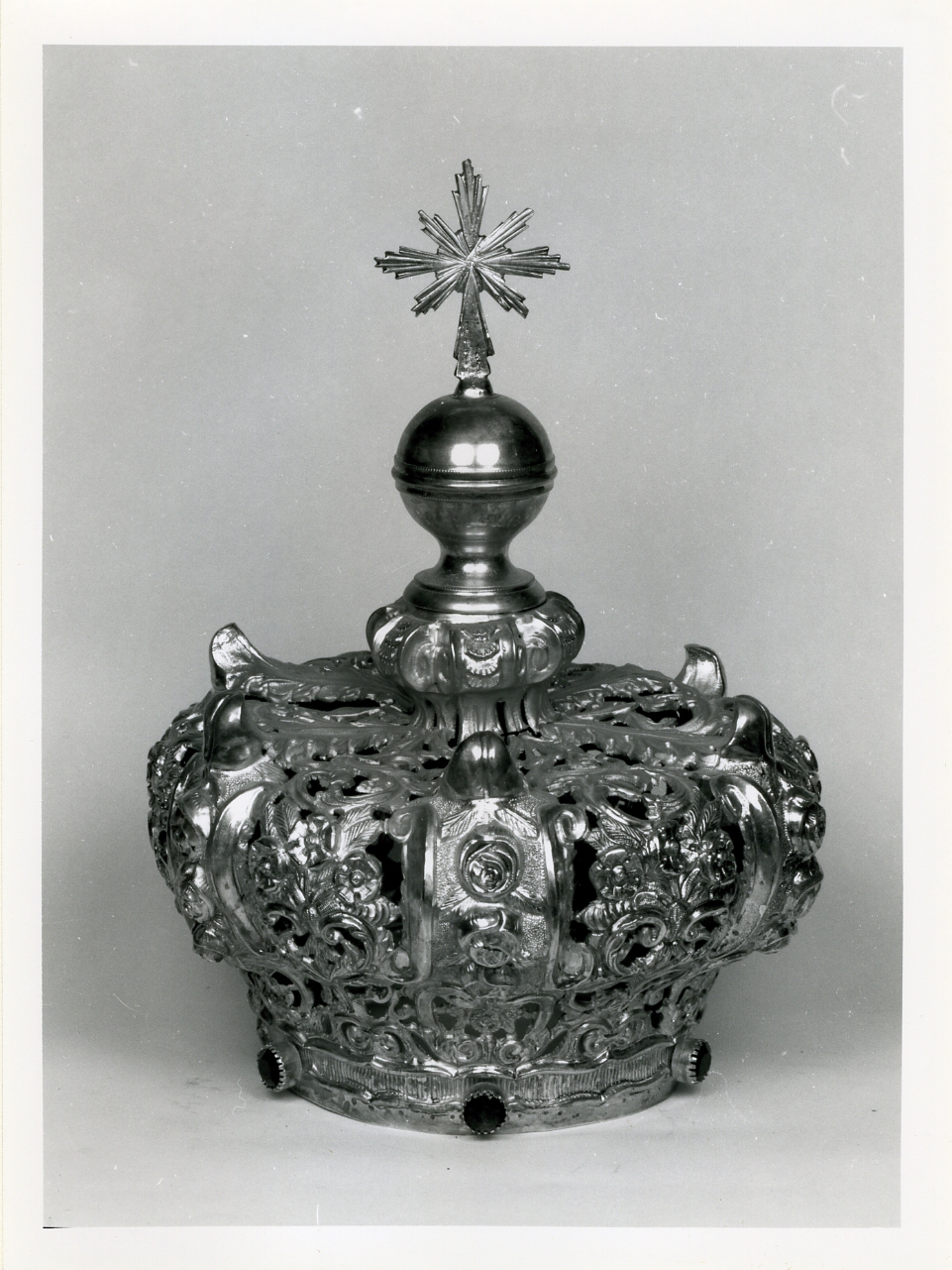 corona da statua - bottega napoletana (metà sec. XIX)