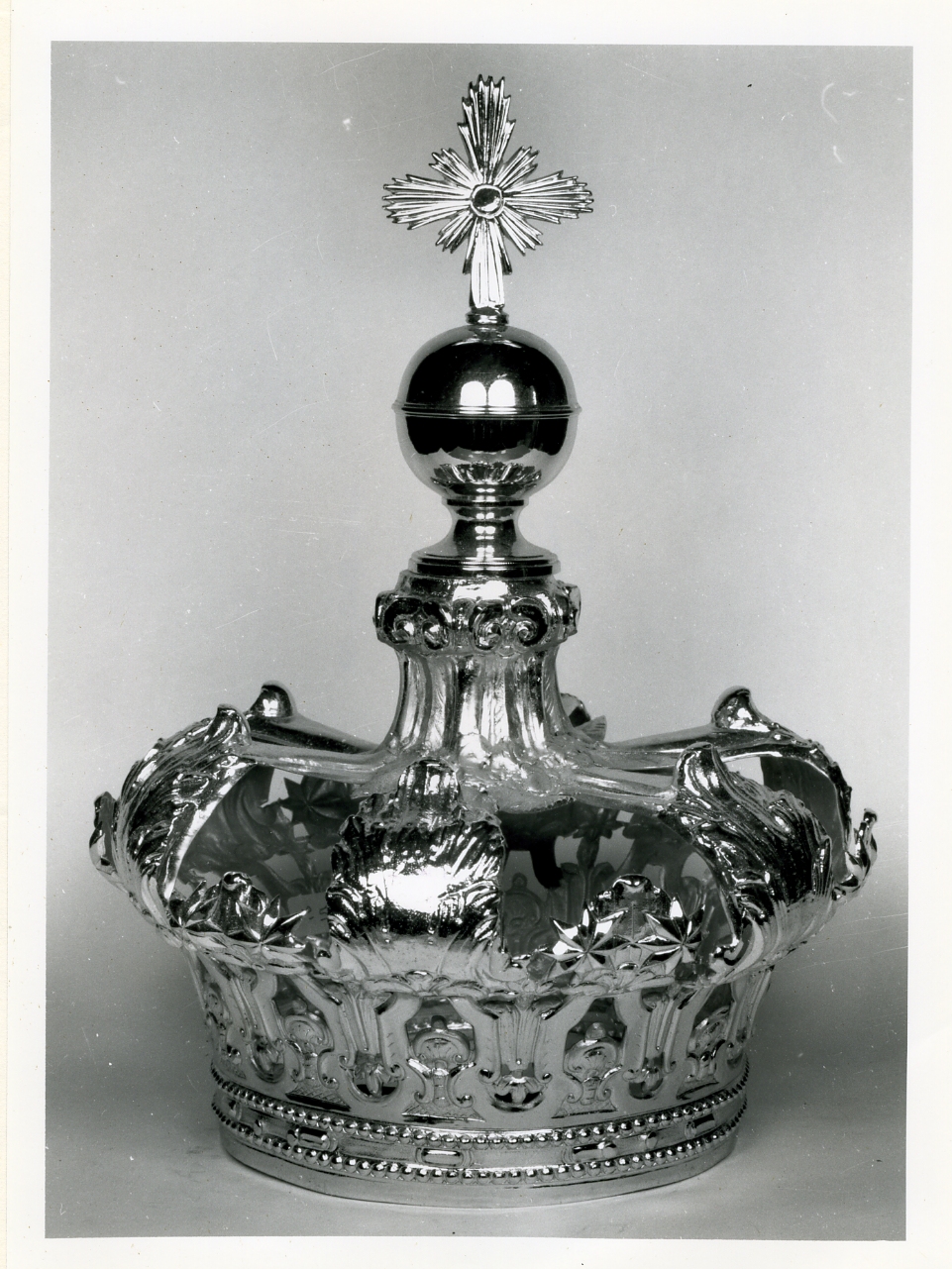 corona da statua - bottega napoletana (metà sec. XIX)