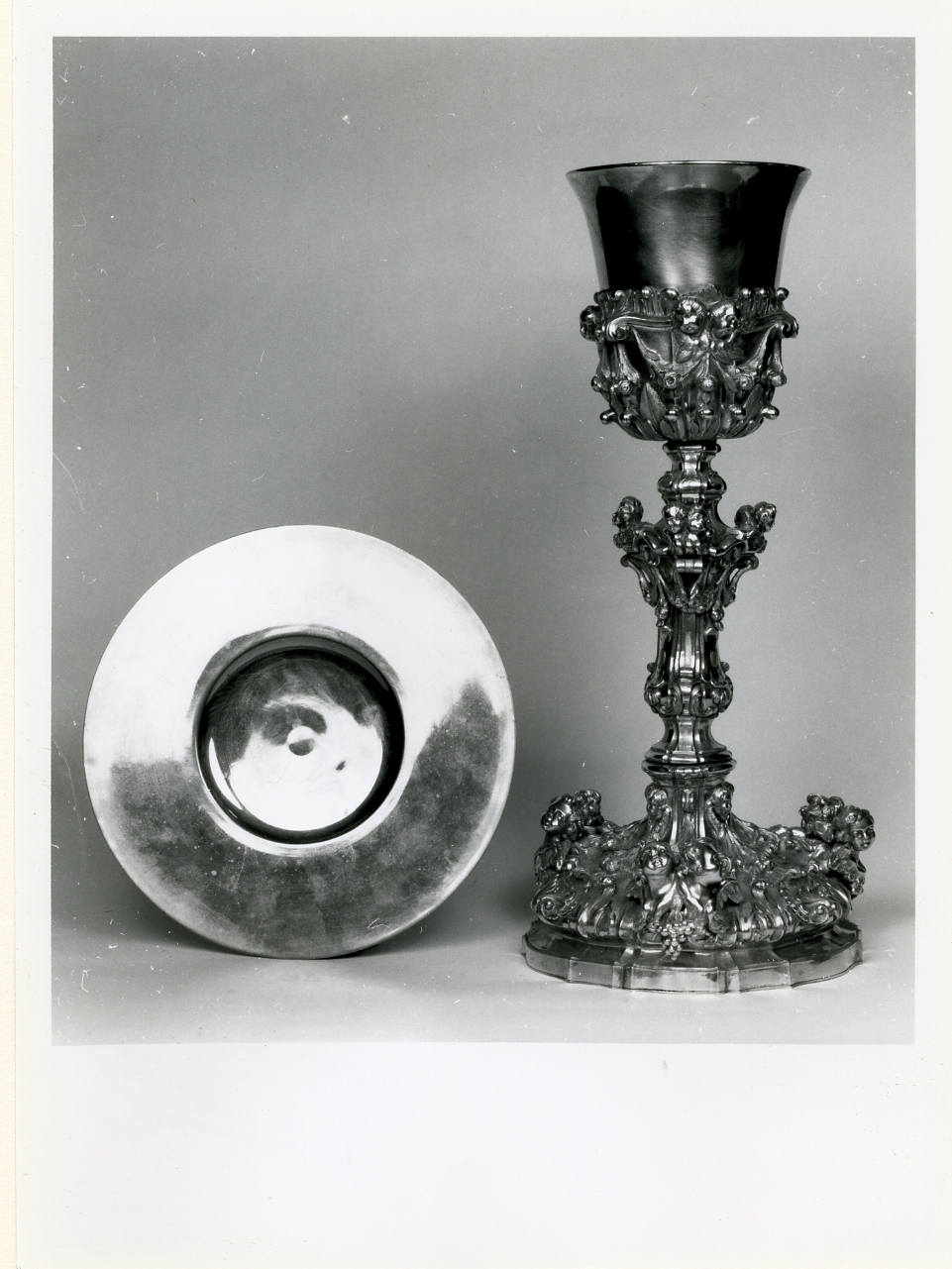 patena - bottega napoletana (metà sec. XIX)