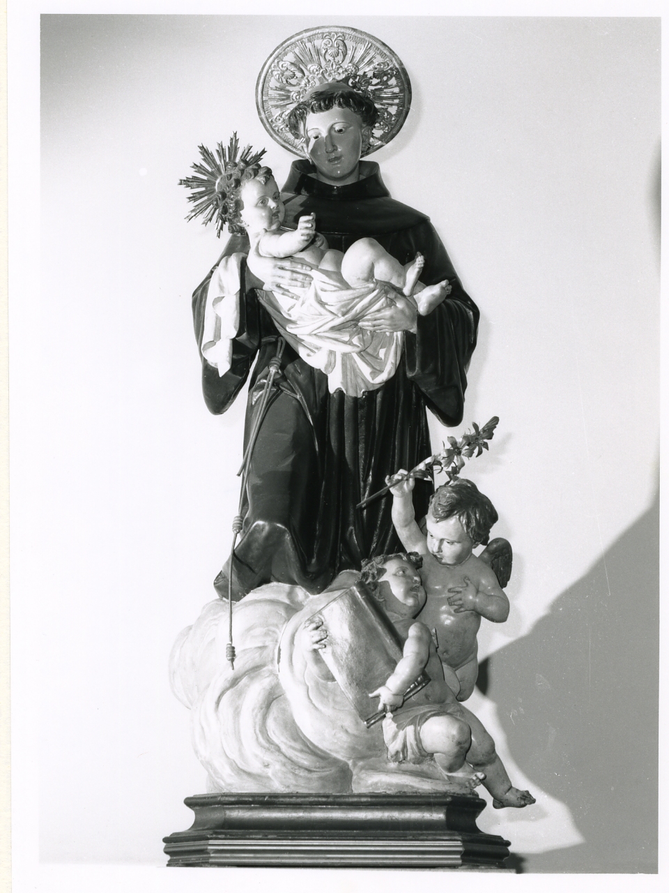 Sant'Antonio da Padova con il bambino (gruppo scultoreo) - bottega napoletana (inizio sec. XX)