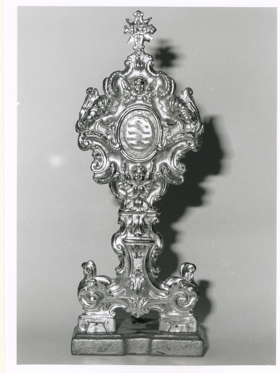 reliquiario - a ostensorio - bottega napoletana (inizio sec. XX)