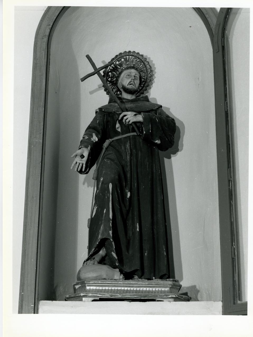 San Francesco d'Assisi (statua) - bottega campana (inizio sec. XX)