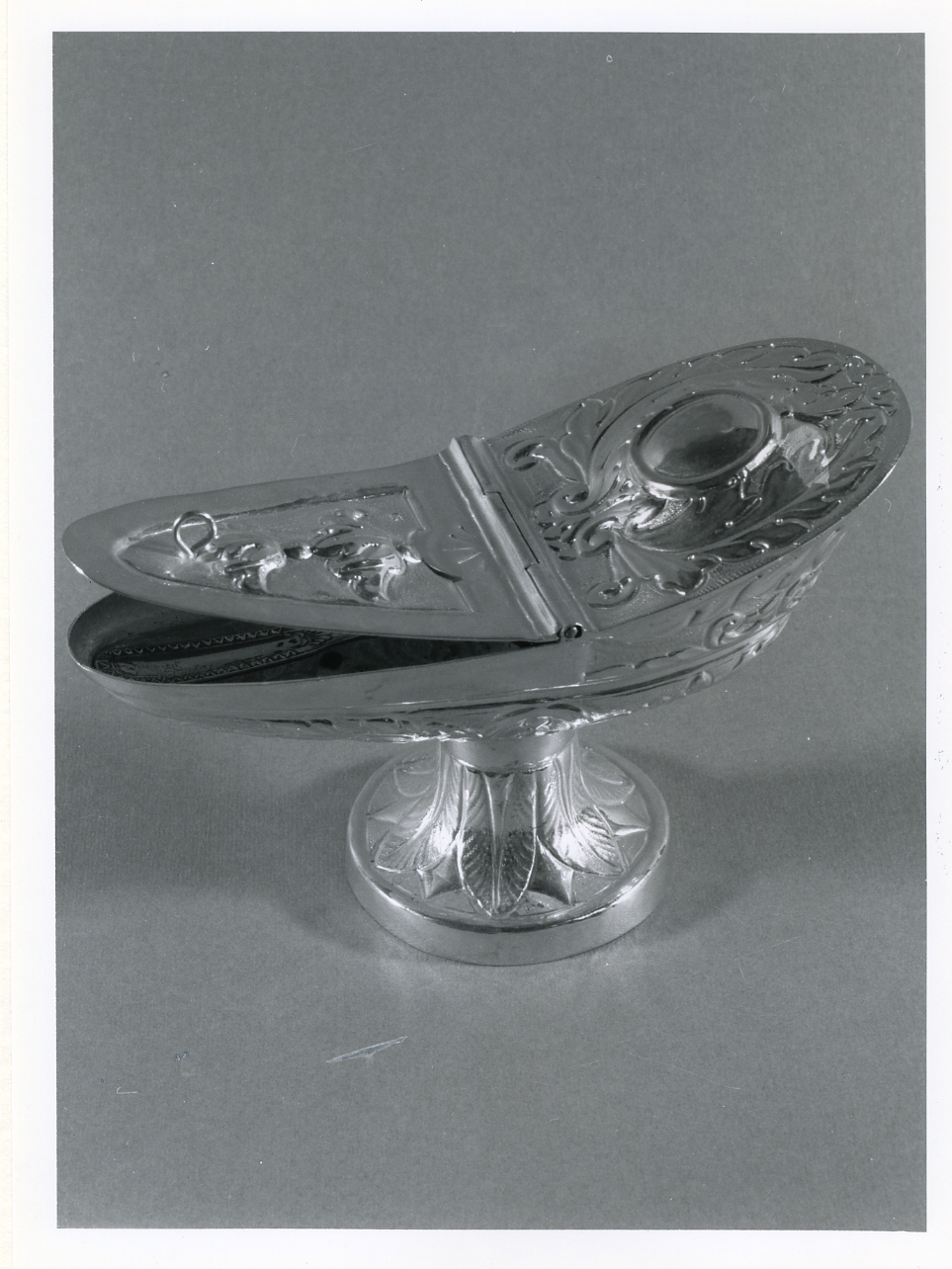 navicella portaincenso - bottega napoletana (inizio sec. XX)