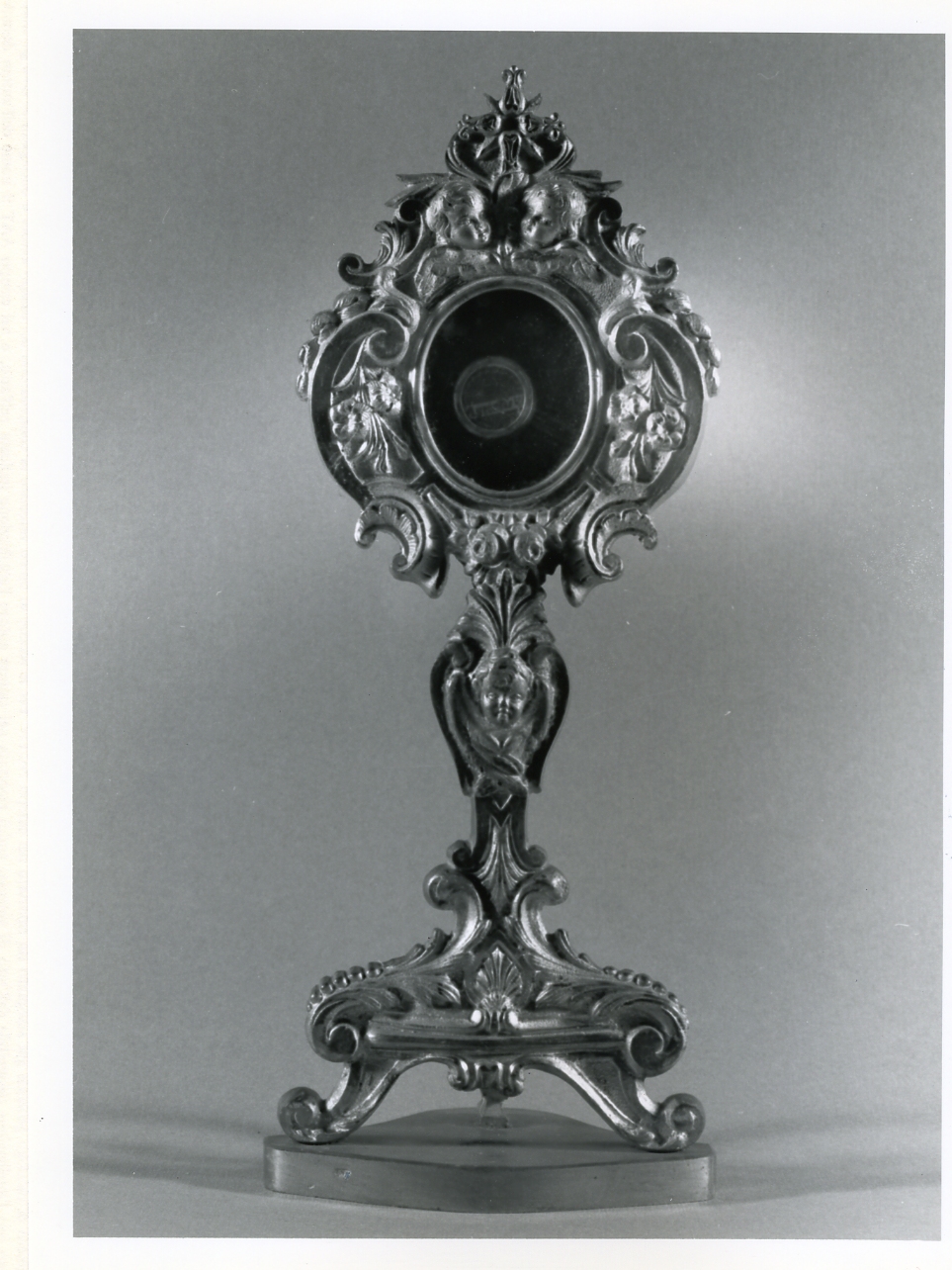 reliquiario - a ostensorio - bottega napoletana (inizio sec. XX)