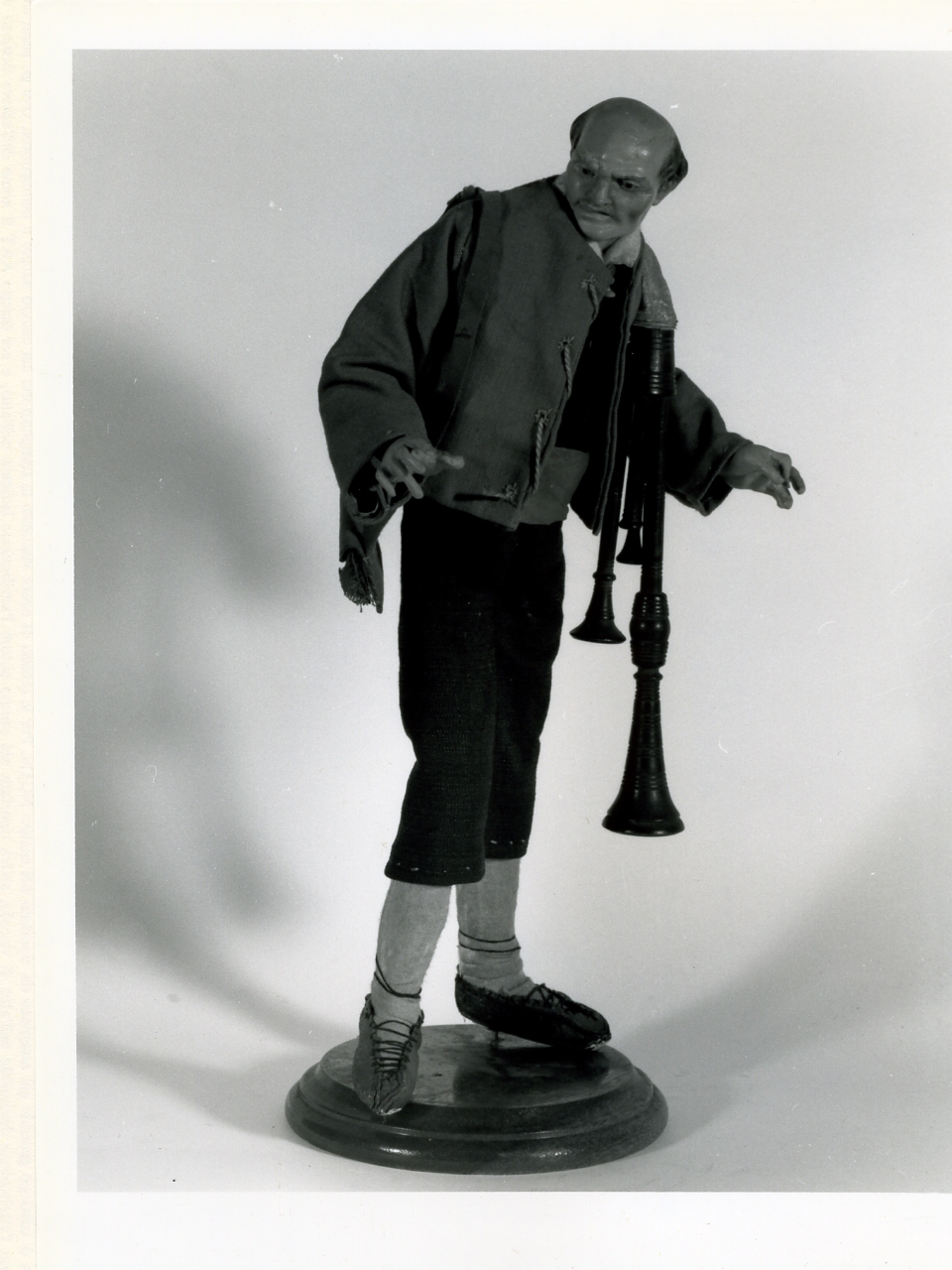 figura maschile (statuetta di presepio) - bottega napoletana (fine sec. XIX)