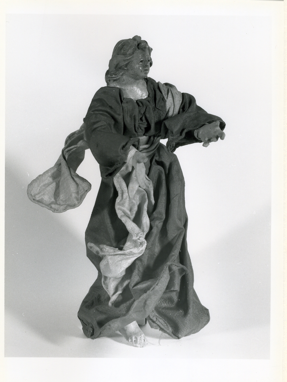 angelo (statuetta di presepio) - bottega napoletana (sec. XIX)