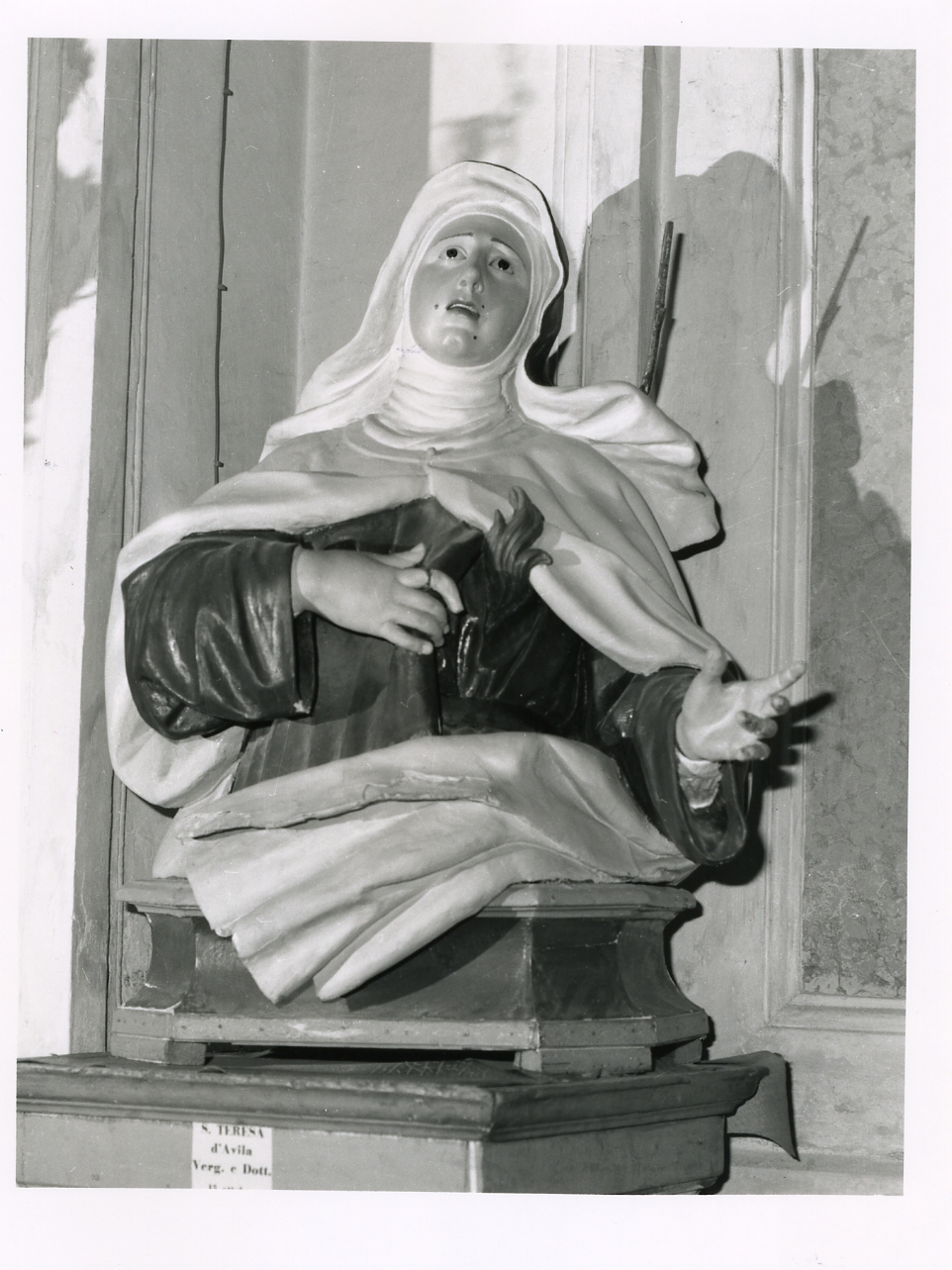 Santa Teresa d'Avila (scultura) - bottega napoletana (sec. XIX)