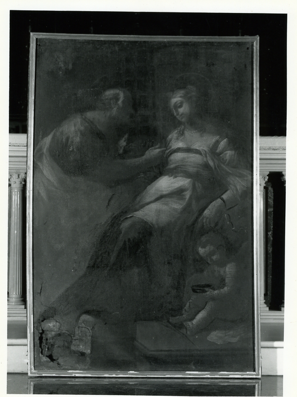 Sant'Agata in carcere curata miracolosamente da San Pietro (dipinto) - ambito napoletano (sec. XVIII)