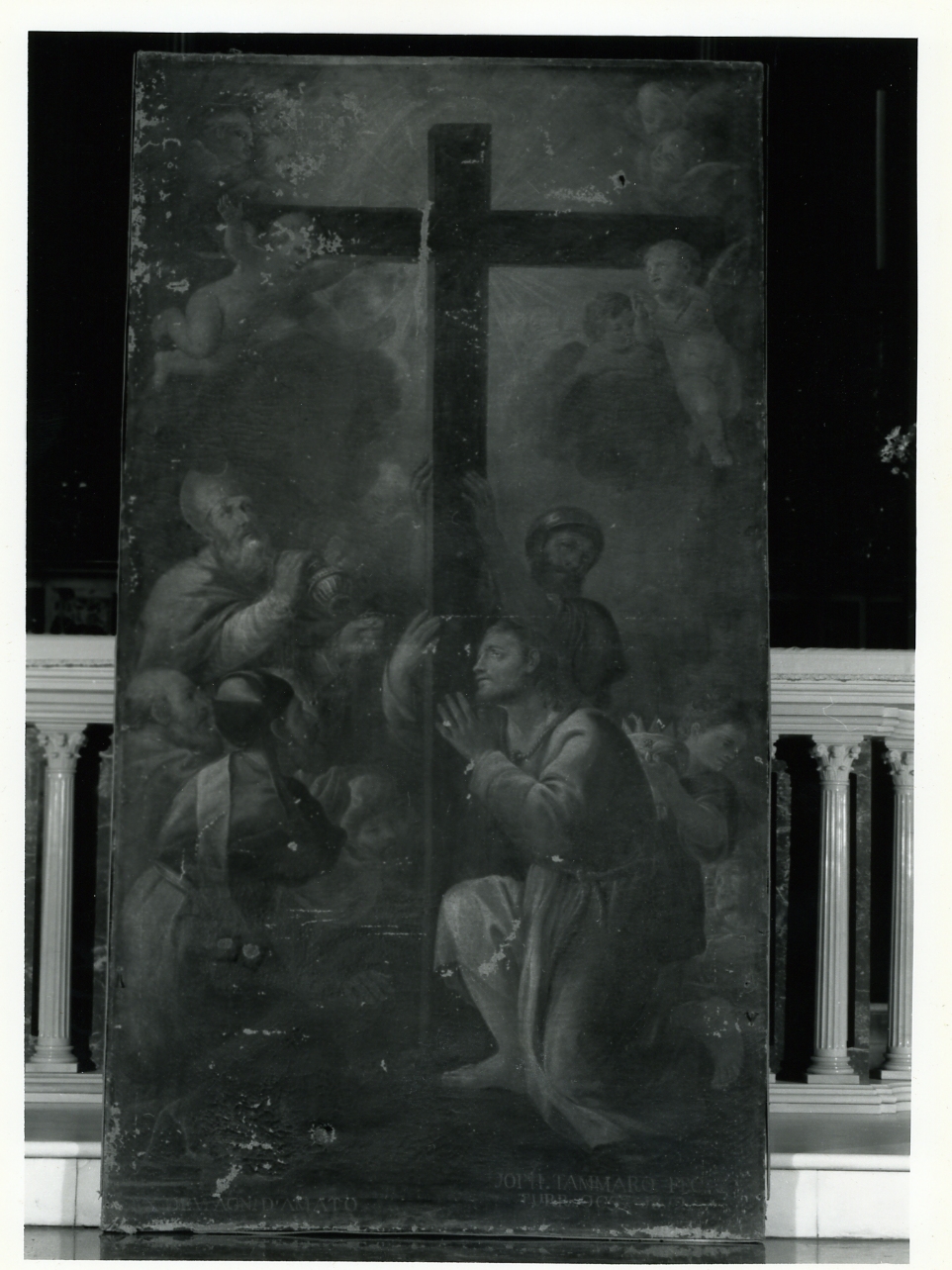 adorazione della croce (dipinto) di Tammaro Giuseppe (sec. XIX)