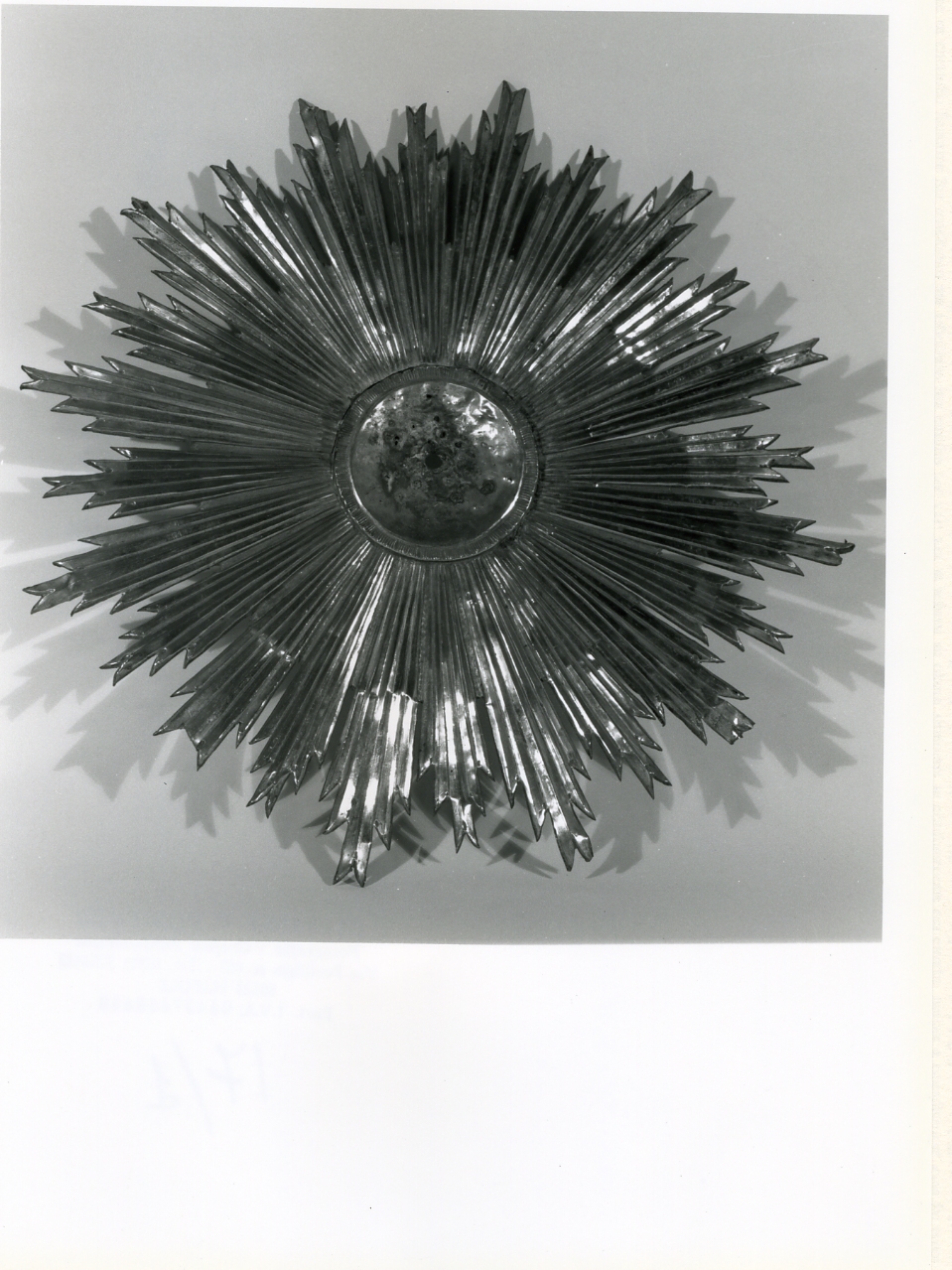 aureola di statua - bottega napoletana (sec. XIX)