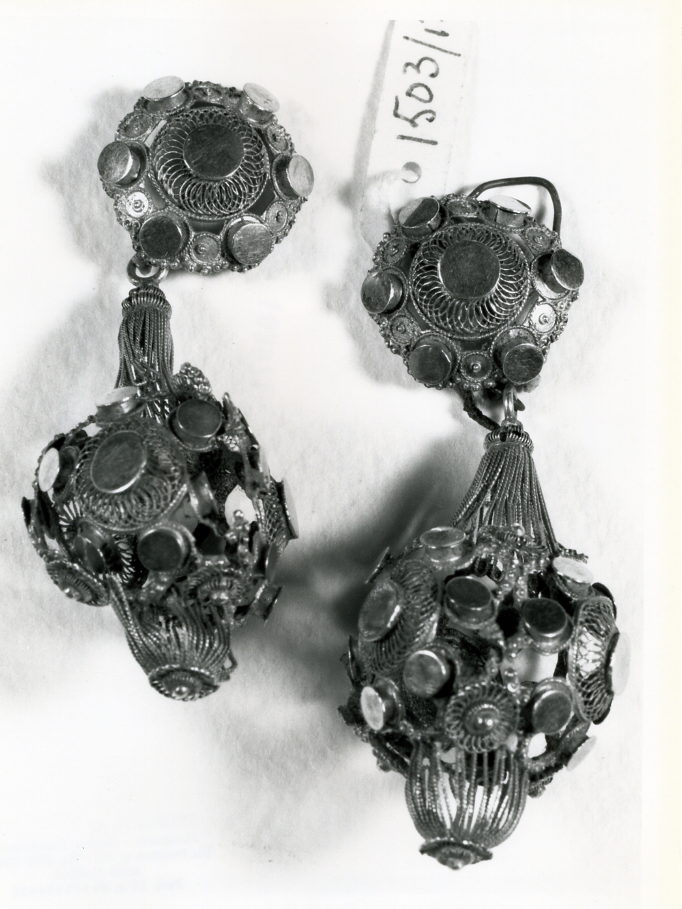 orecchino - bottega napoletana (inizio sec. XIX)