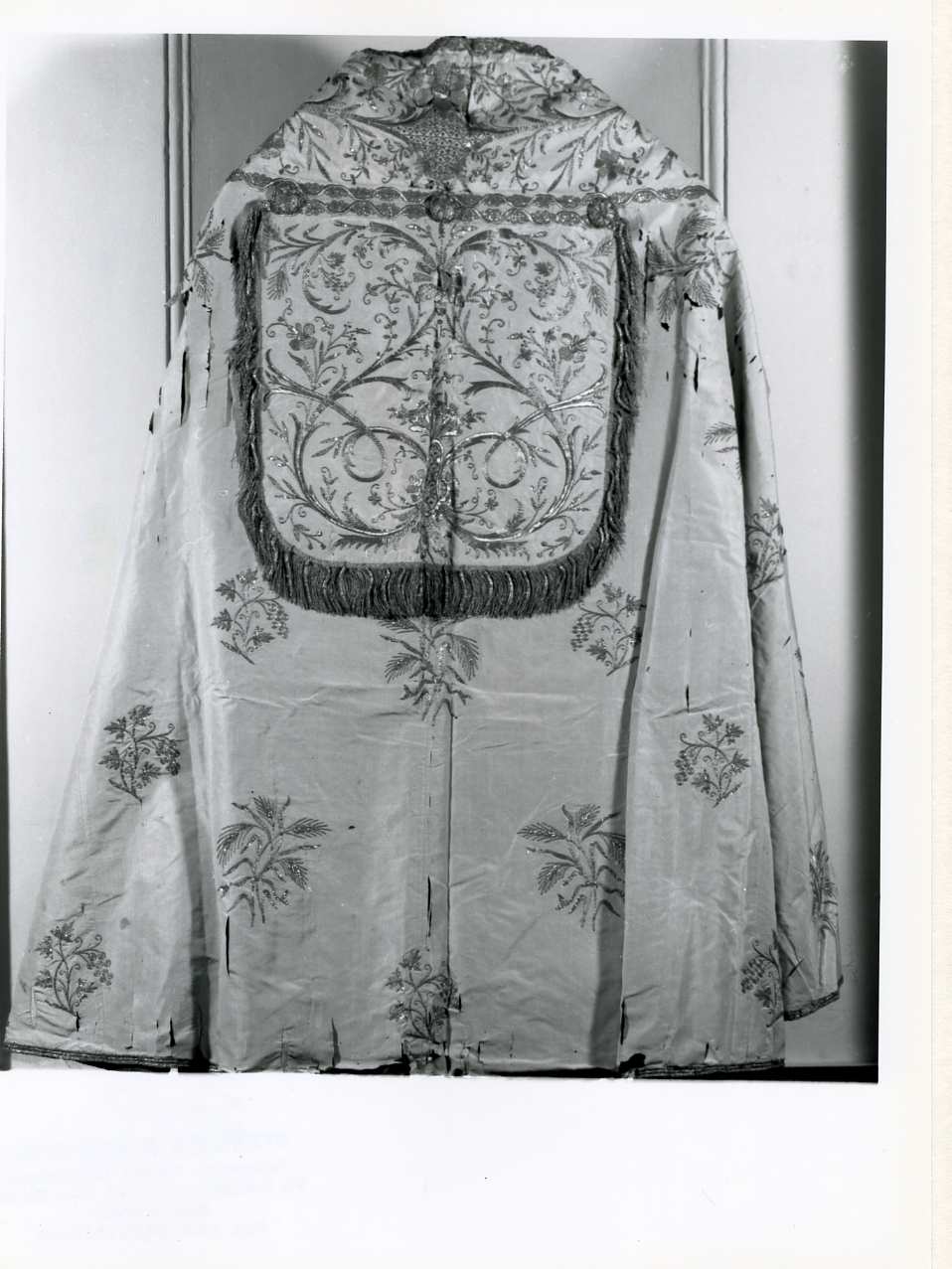 piviale - manifattura napoletana (fine sec. XVIII)