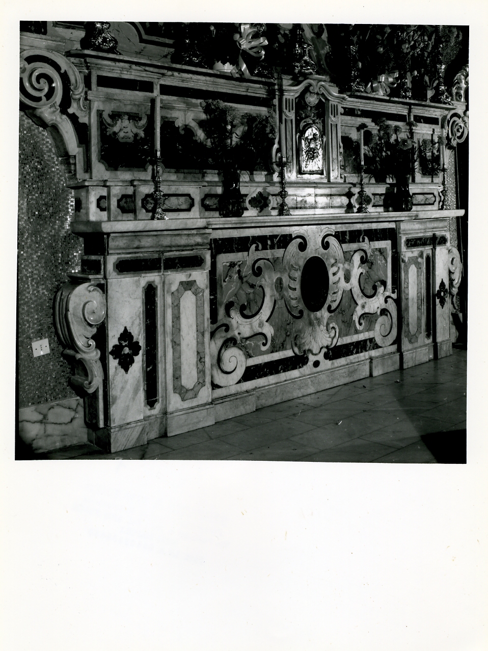 altare maggiore - bottega napoletana (ultimo quarto sec. XVIII)