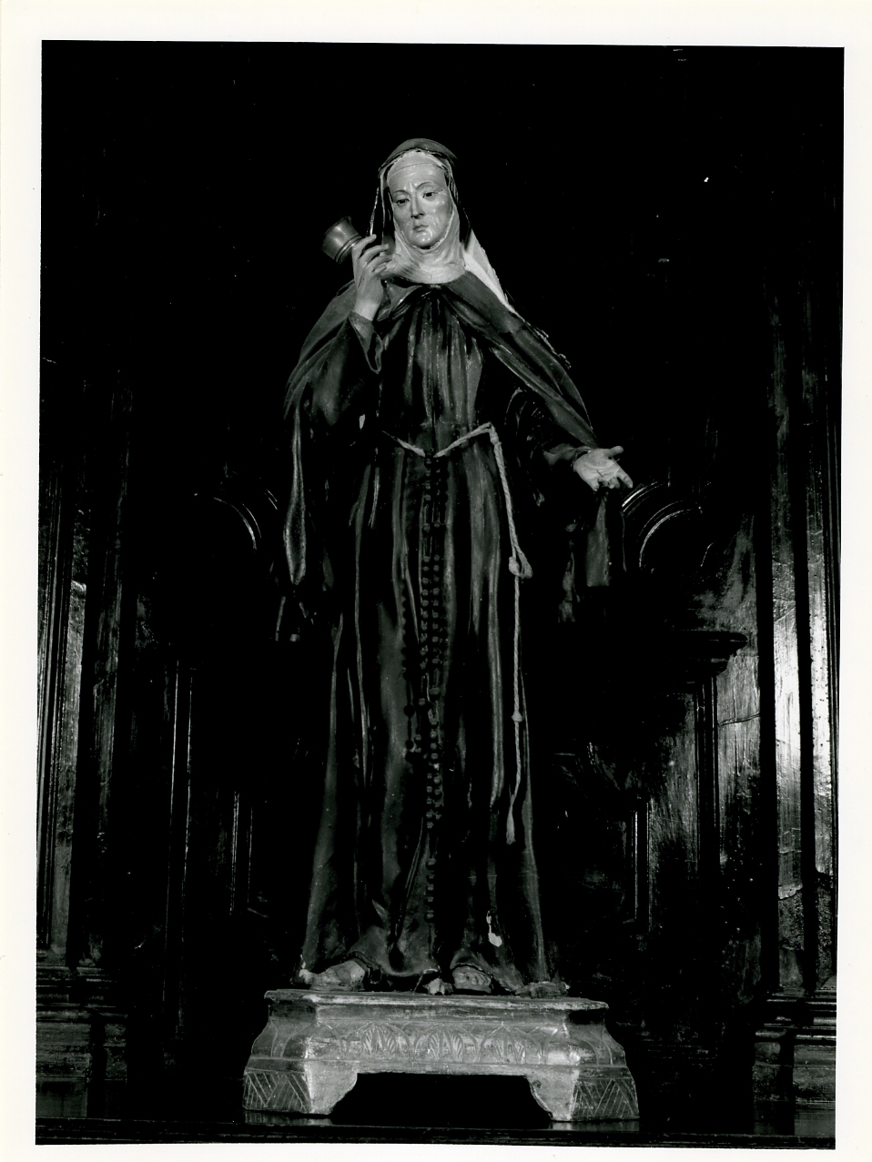 Santa (statua) - bottega napoletana (sec. XIX)