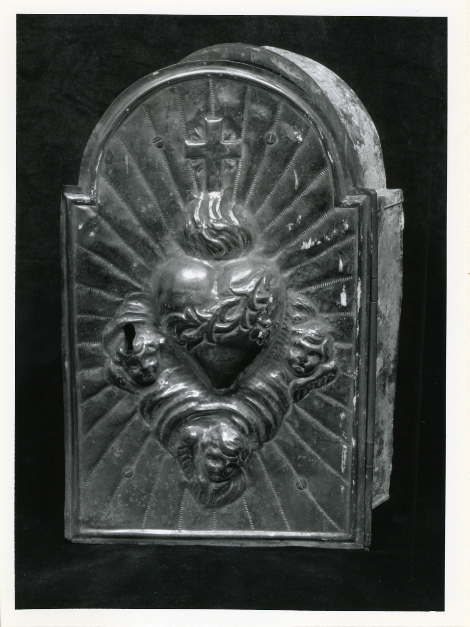 Sacro Cuore di Gesù (sportello di tabernacolo) - bottega napoletana (sec. XIX)
