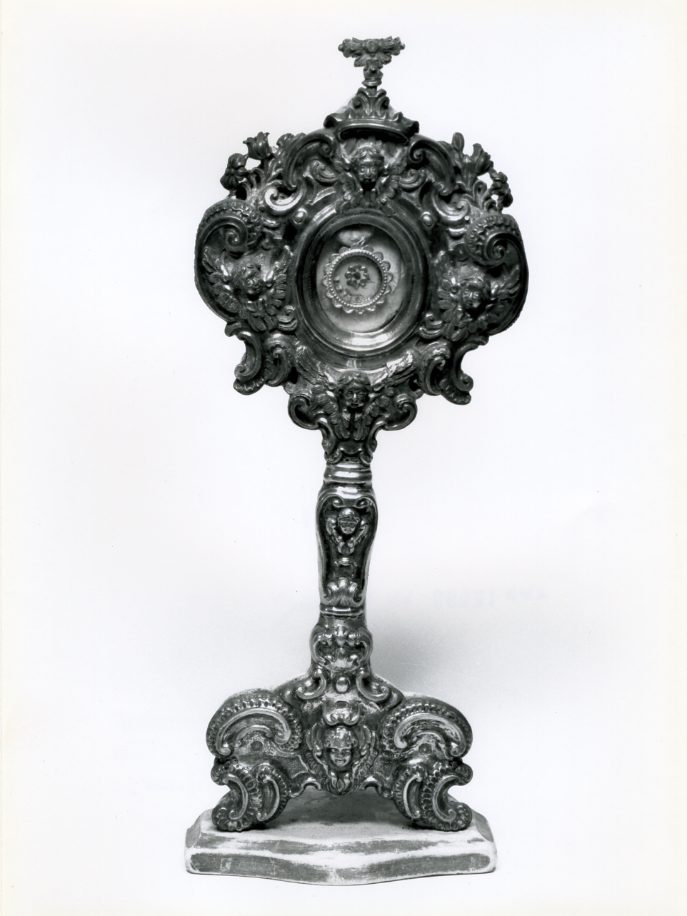 reliquiario - a ostensorio - bottega napoletana (sec. XIX)