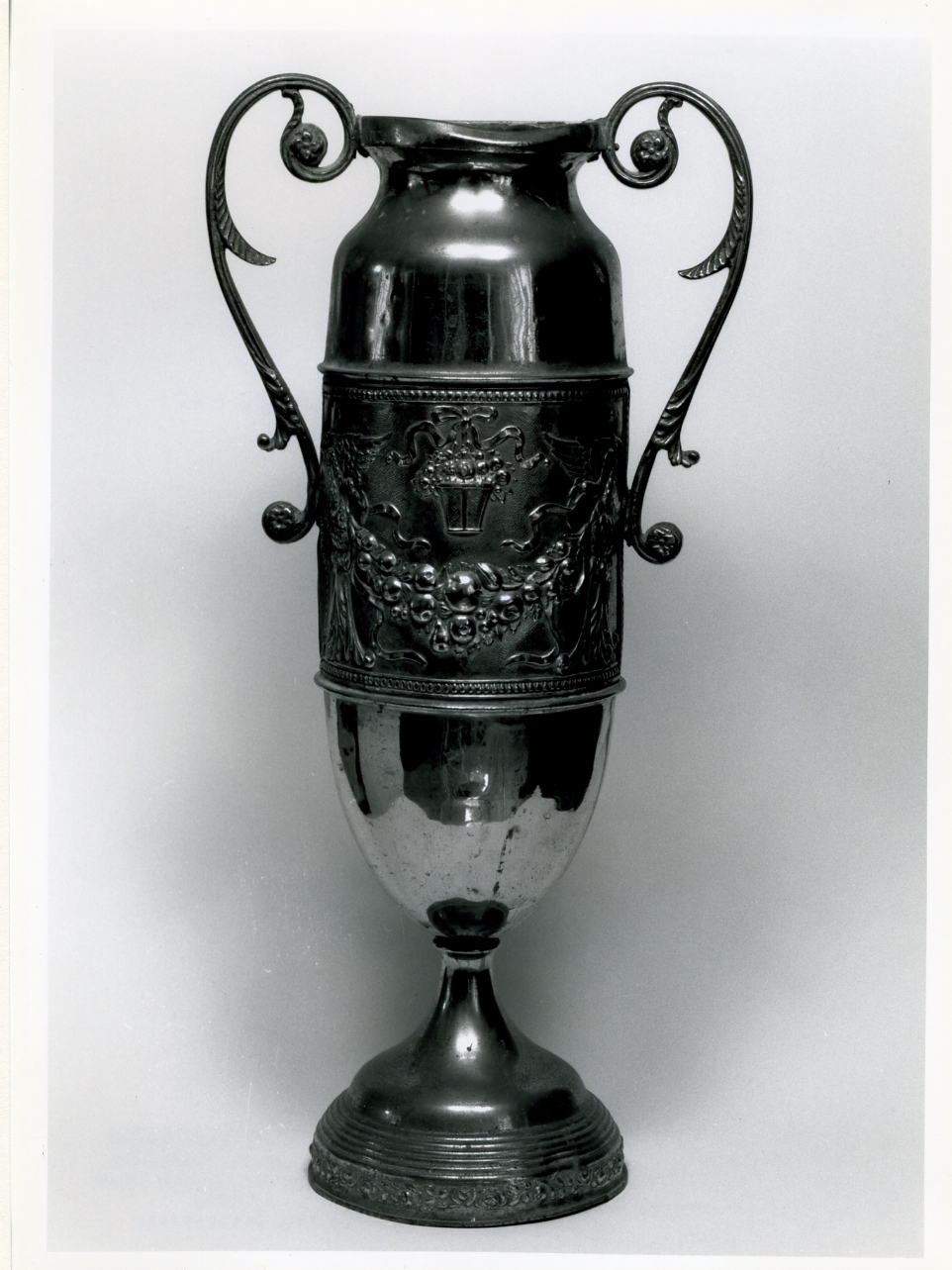 vaso da fiori, serie - bottega napoletana (sec. XIX)