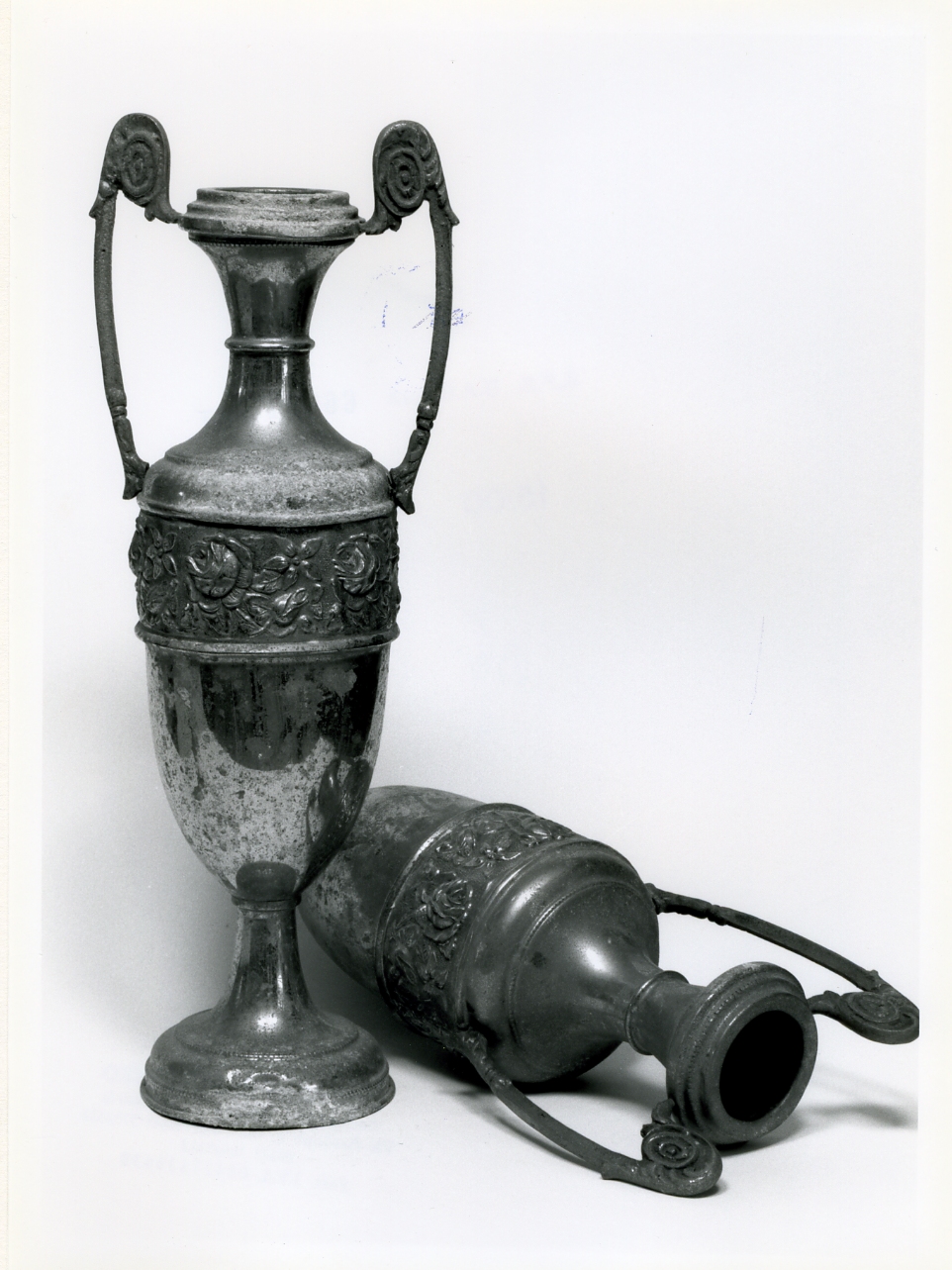 vaso da fiori, serie - bottega napoletana (sec. XIX)