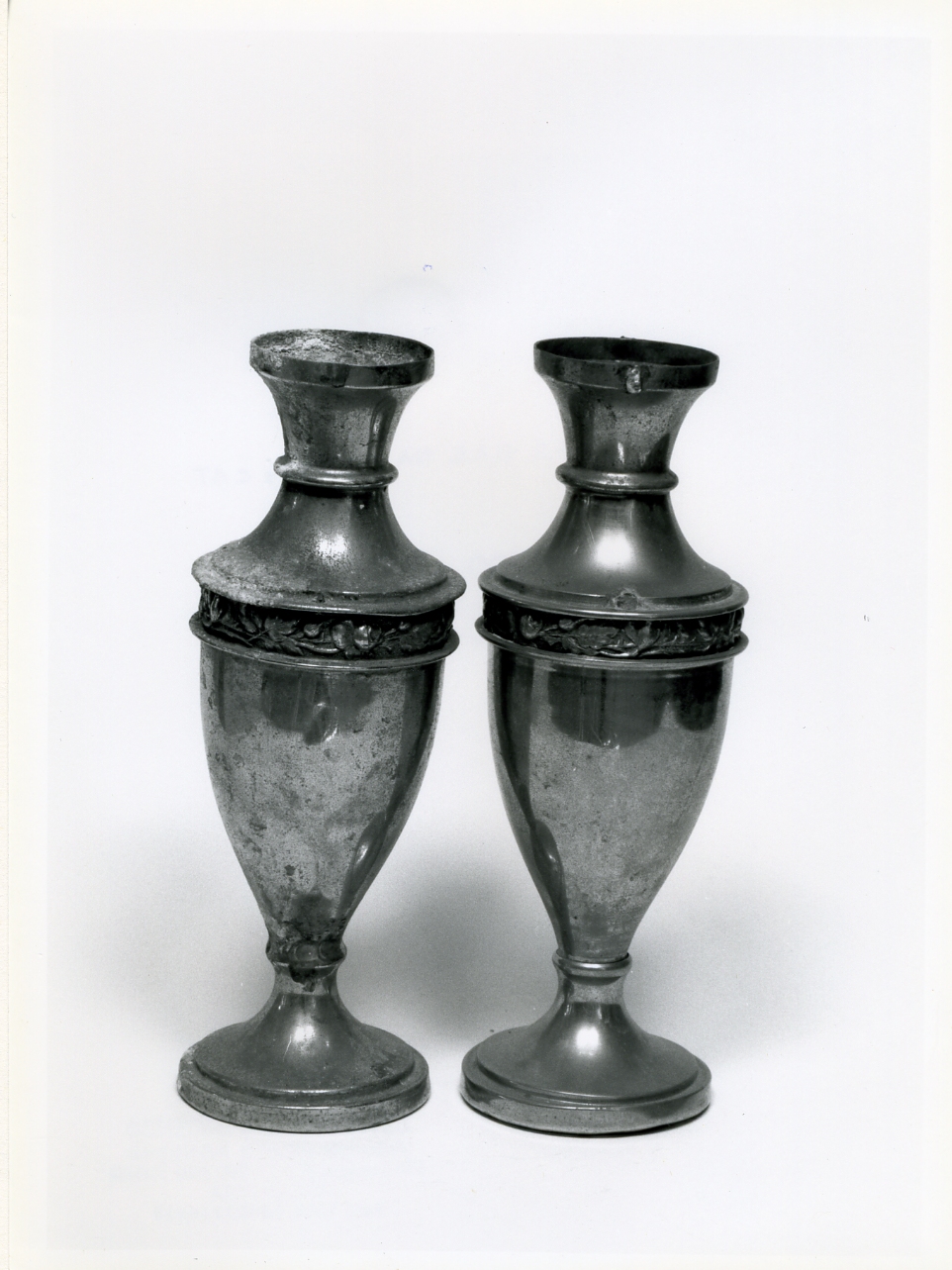 vaso da fiori, serie - bottega napoletana (sec. XIX)