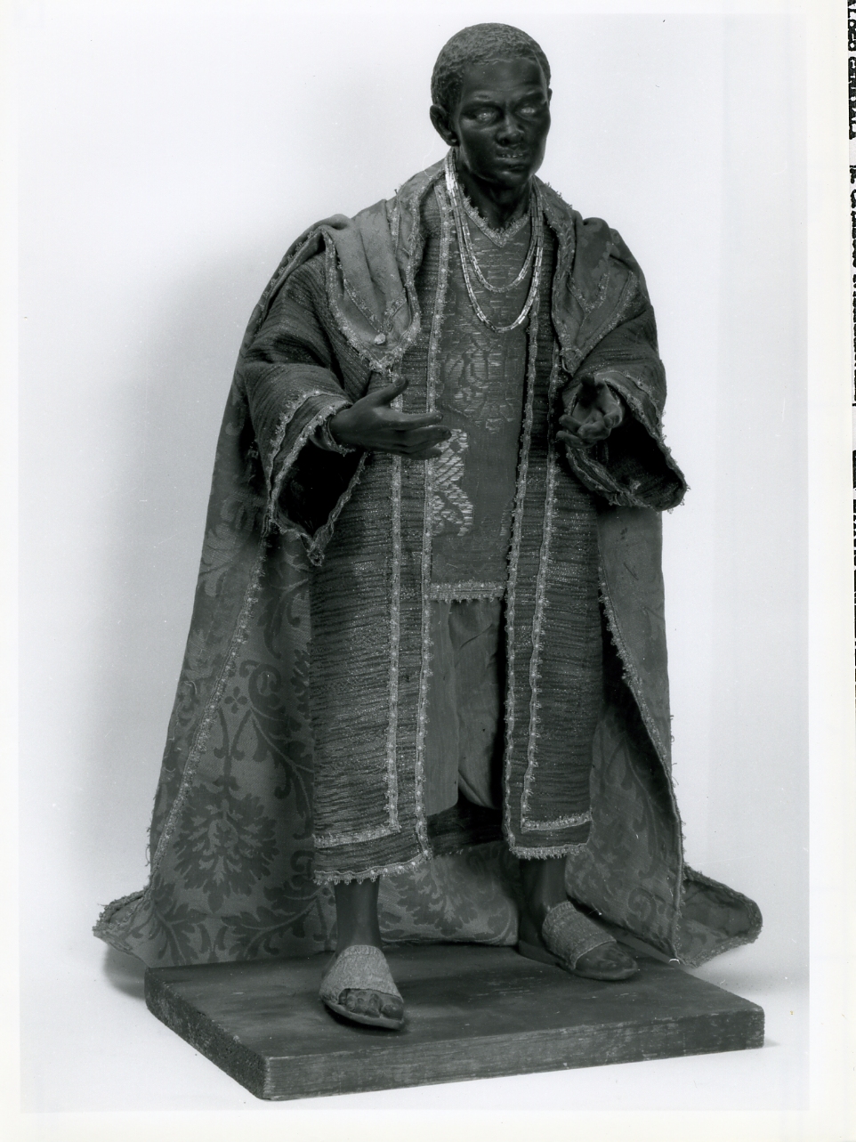 figura maschile (statuetta) - bottega napoletana (inizio sec. XIX)