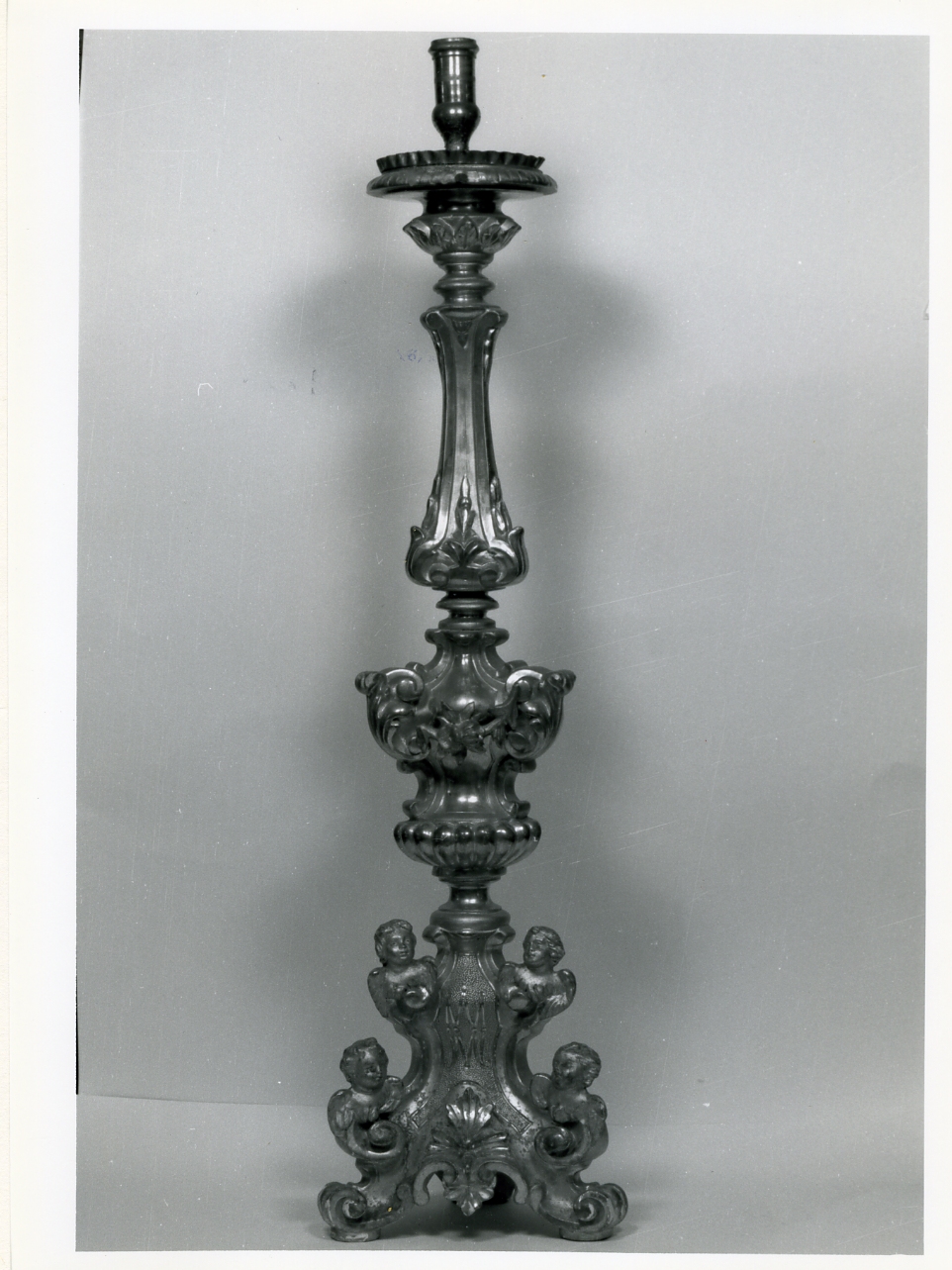 candelabro, serie - bottega napoletana (sec. XIX)