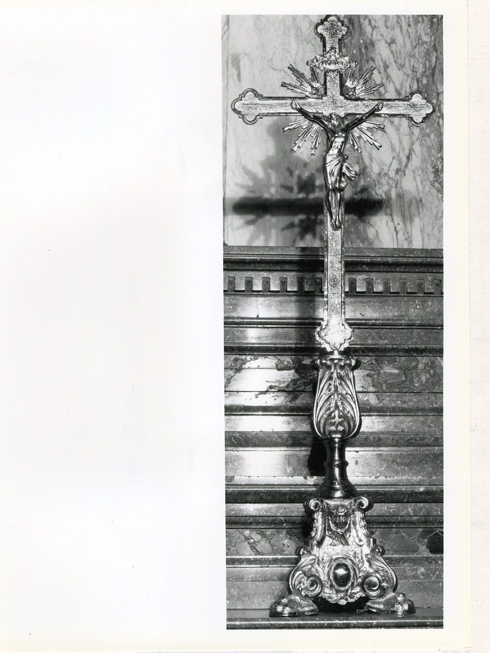 croce d'altare - bottega napoletana (inizio sec. XX)