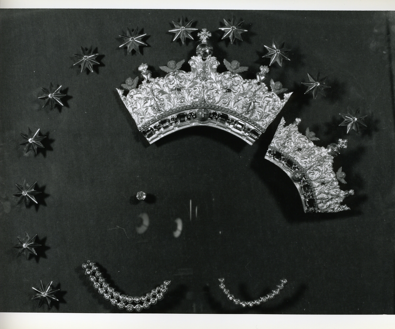 corona da dipinto - bottega napoletana (inizio sec. XX)