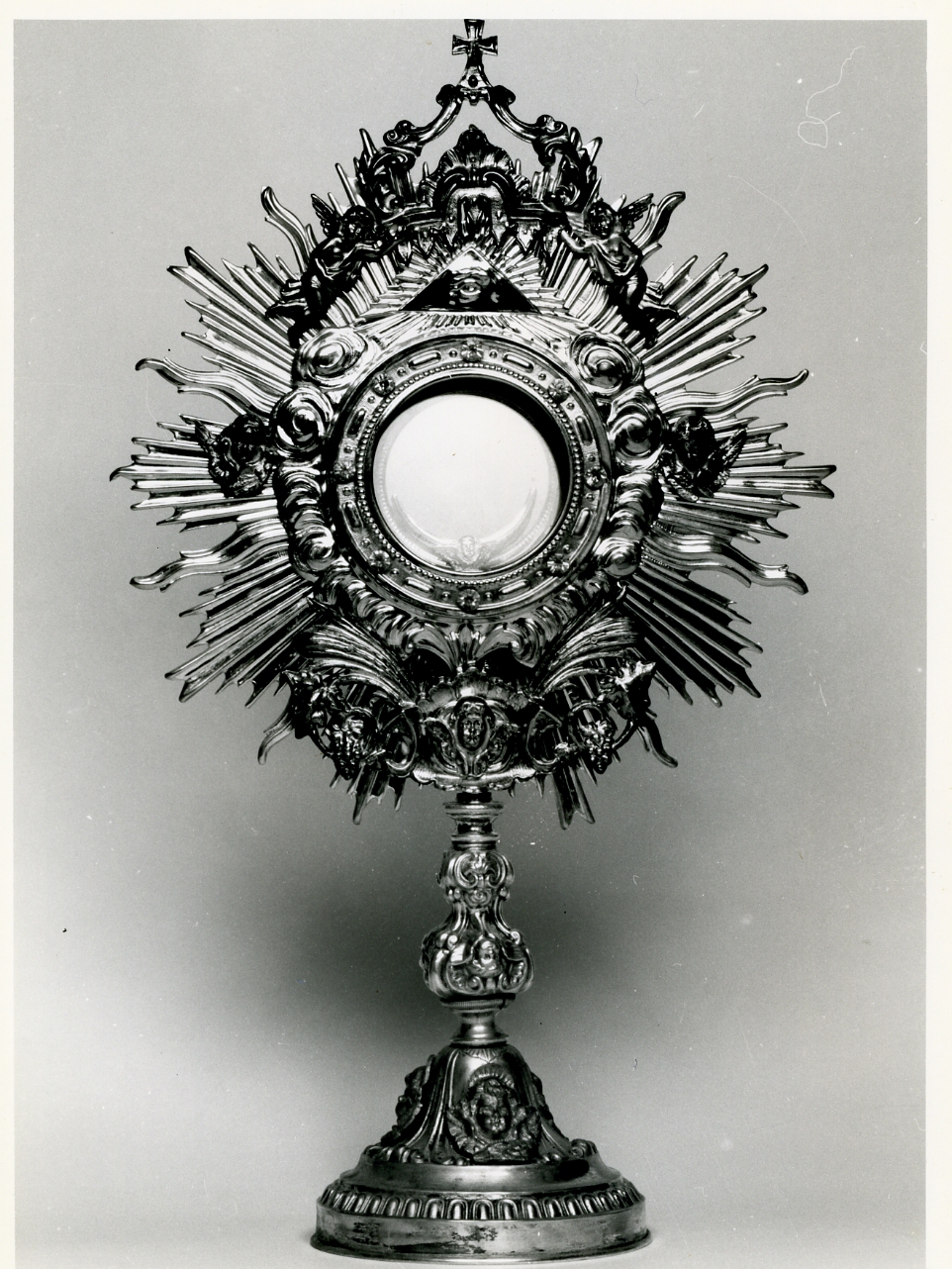 ostensorio - a raggiera - bottega napoletana (inizio sec. XX)