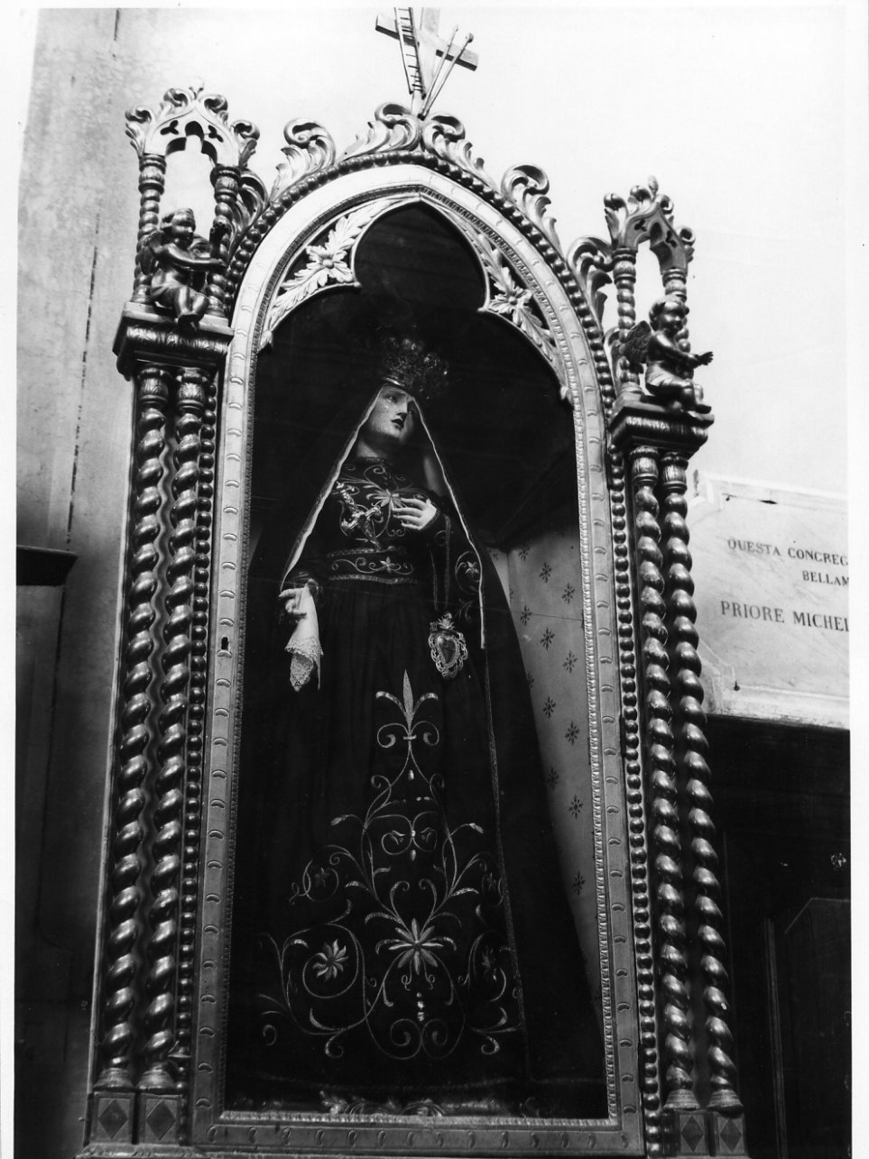Madonna Addolorata (statua) - bottega napoletana (seconda metà sec. XIX)