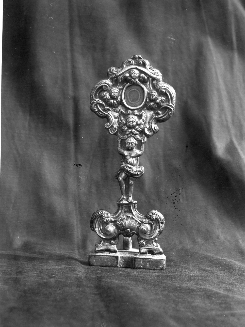 reliquiario - a ostensorio - bottega napoletana (sec. XVIII)