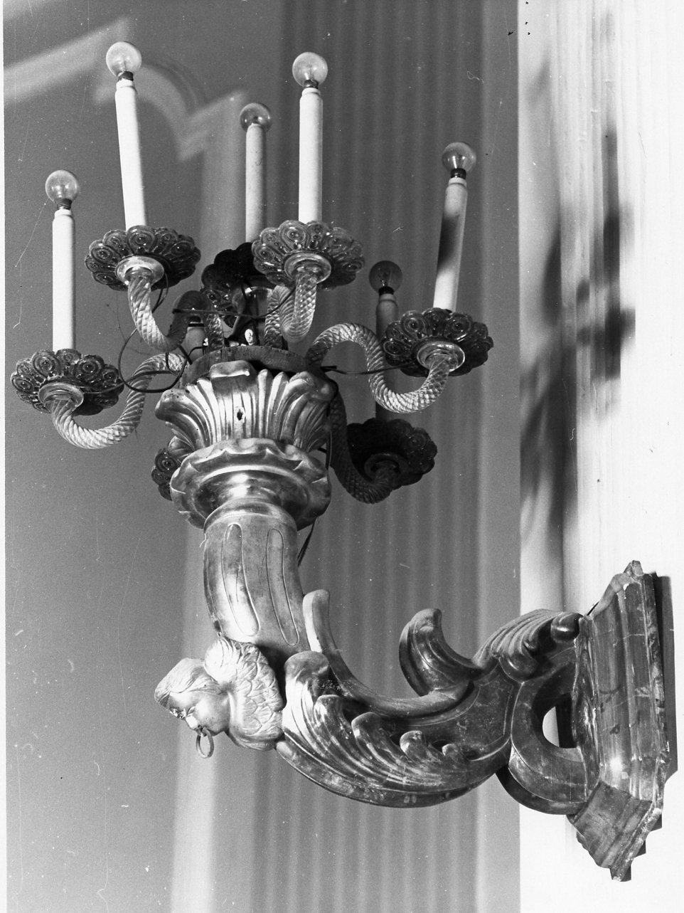 candeliere - bottega napoletana (metà sec. XIX)