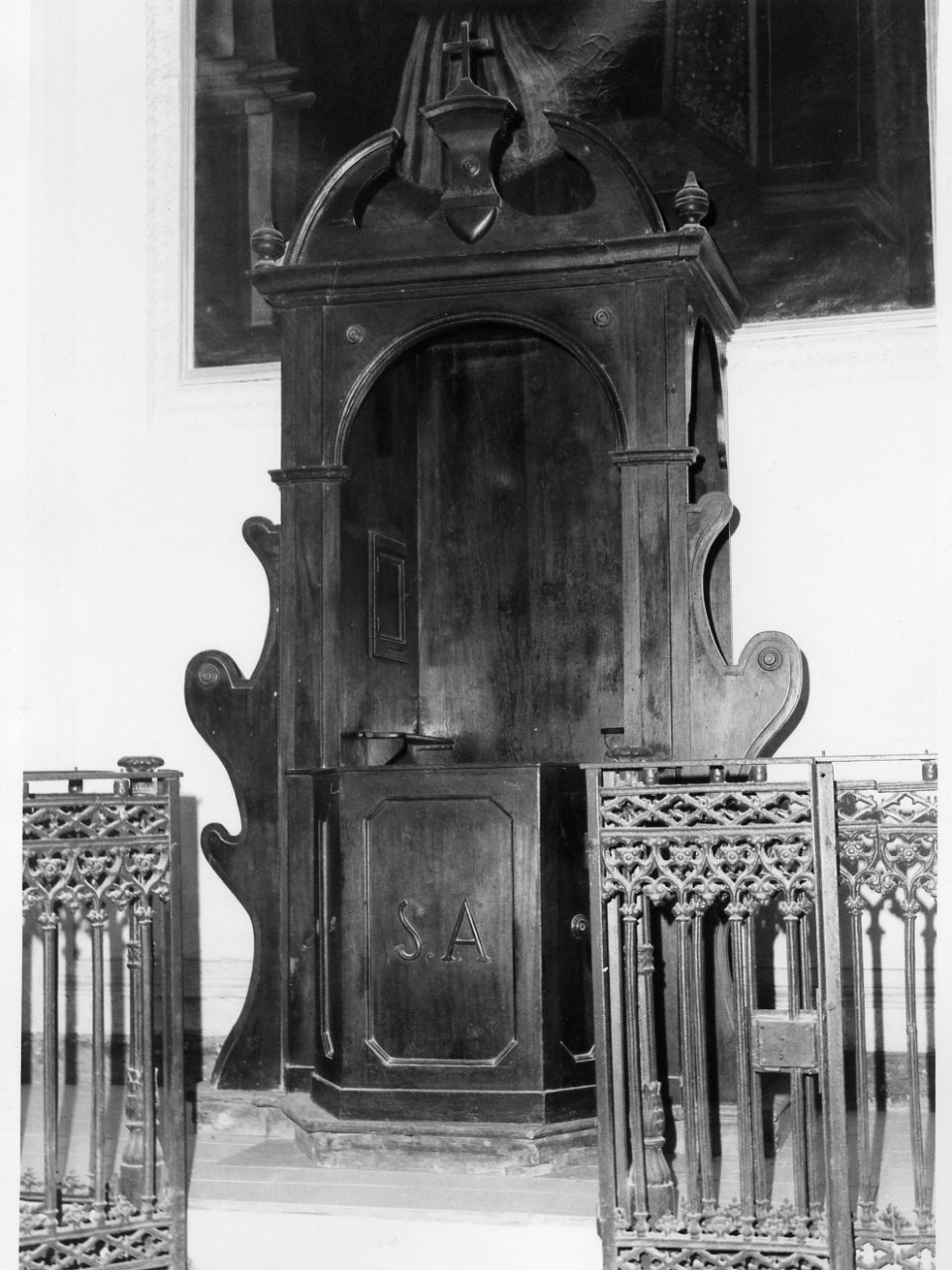 confessionale - bottega napoletana (metà sec. XIX)