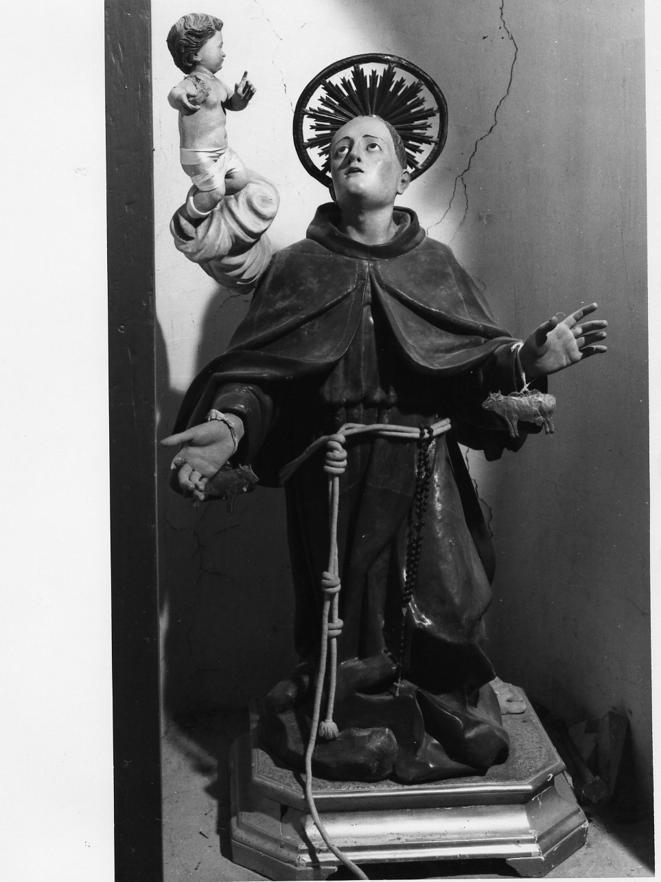 San Giuseppe e Gesù Bambino (statua) - ambito napoletano (prima metà sec. XVIII)