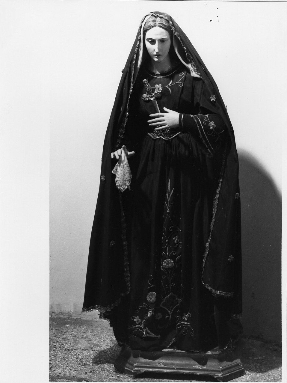 Madonna Addolorata (statua) - bottega napoletana (seconda metà sec. XIX)