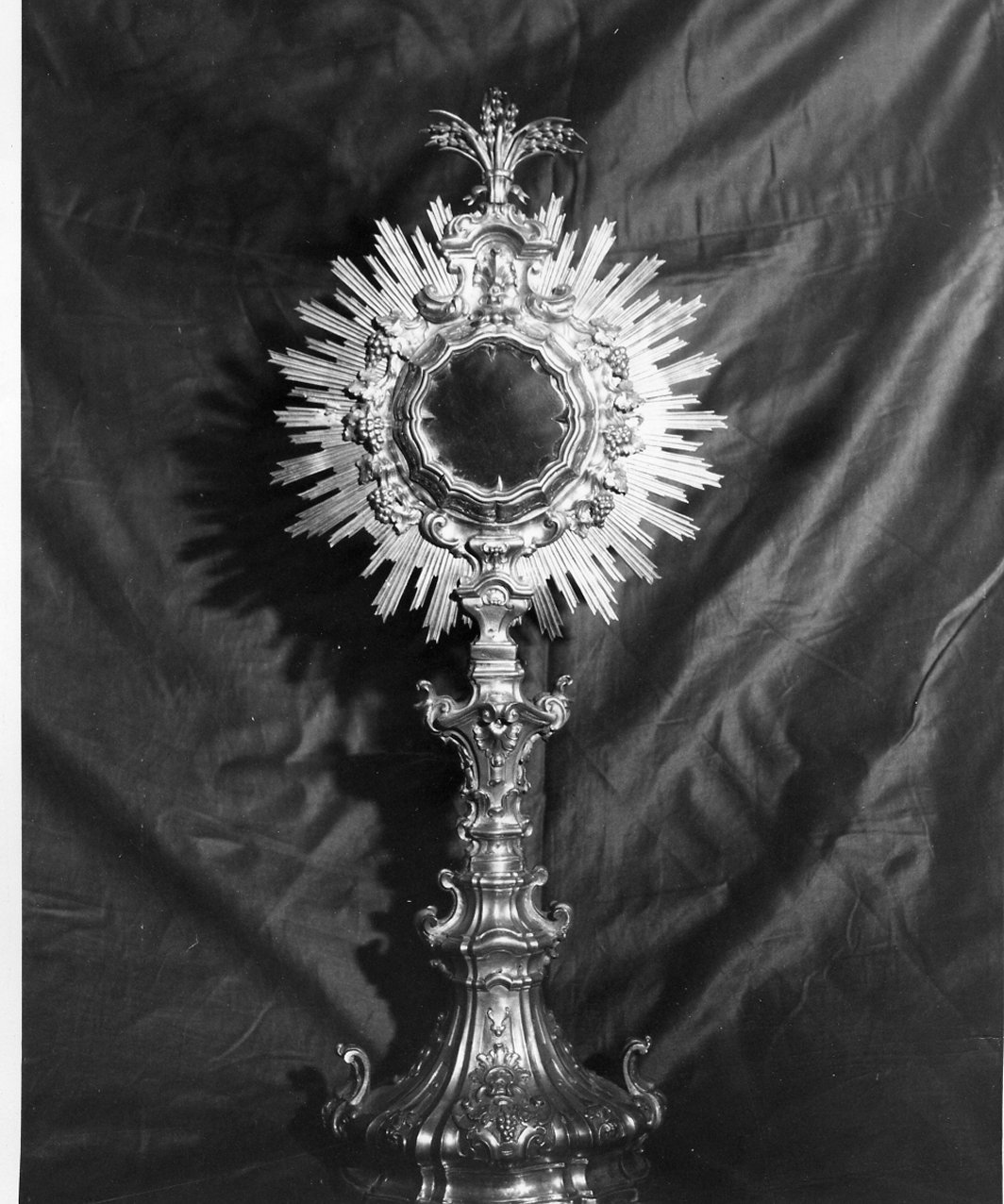 reliquiario - a ostensorio - bottega napoletana (metà sec. XVIII)