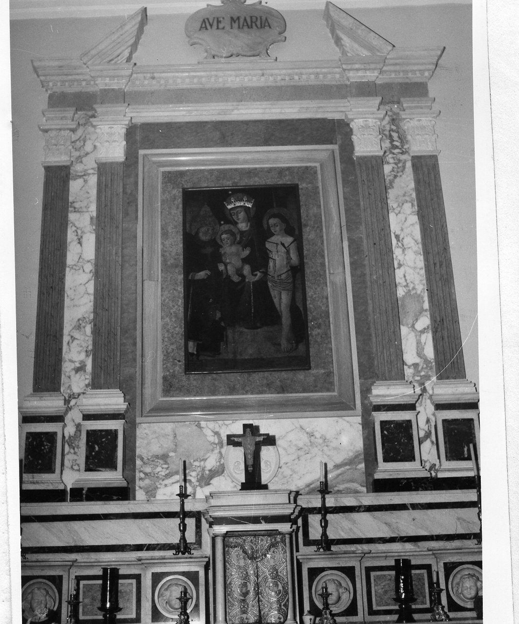 Madonna con Bambino e Santi (dipinto) - ambito napoletano (seconda metà sec. XV)