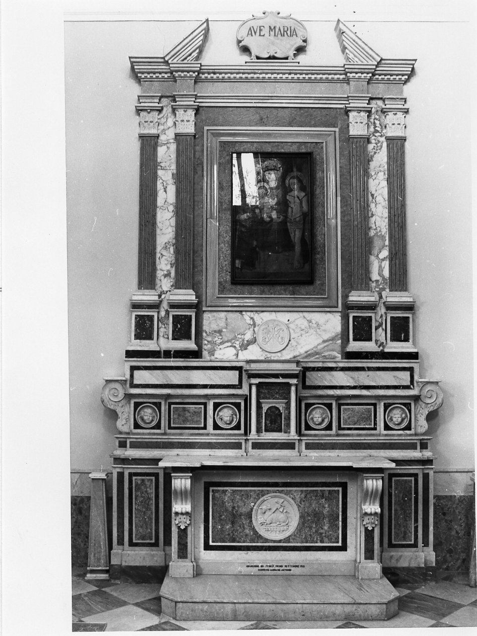 altare - bottega napoletana (sec. XX)