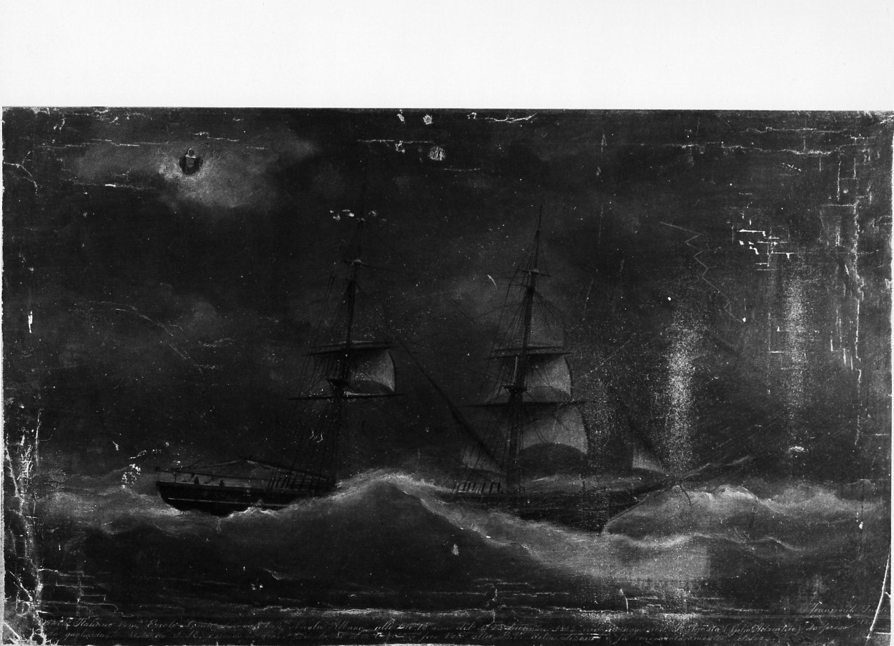 miracolo della Madonna della Libera (ex voto) - ambito napoletano (sec. XIX)