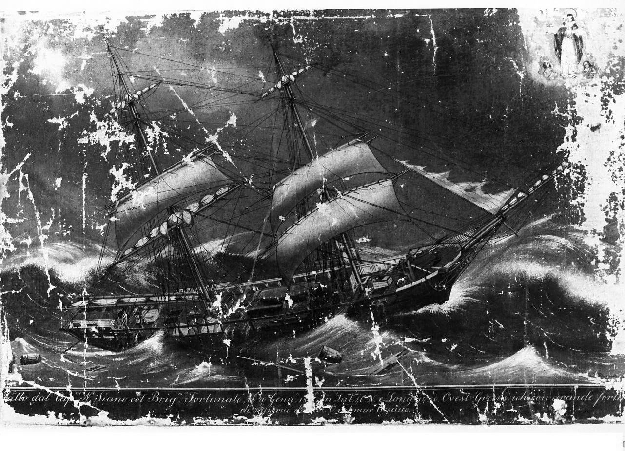 miracolo della Madonna della Libera (ex voto) - ambito napoletano (seconda metà sec. XIX)