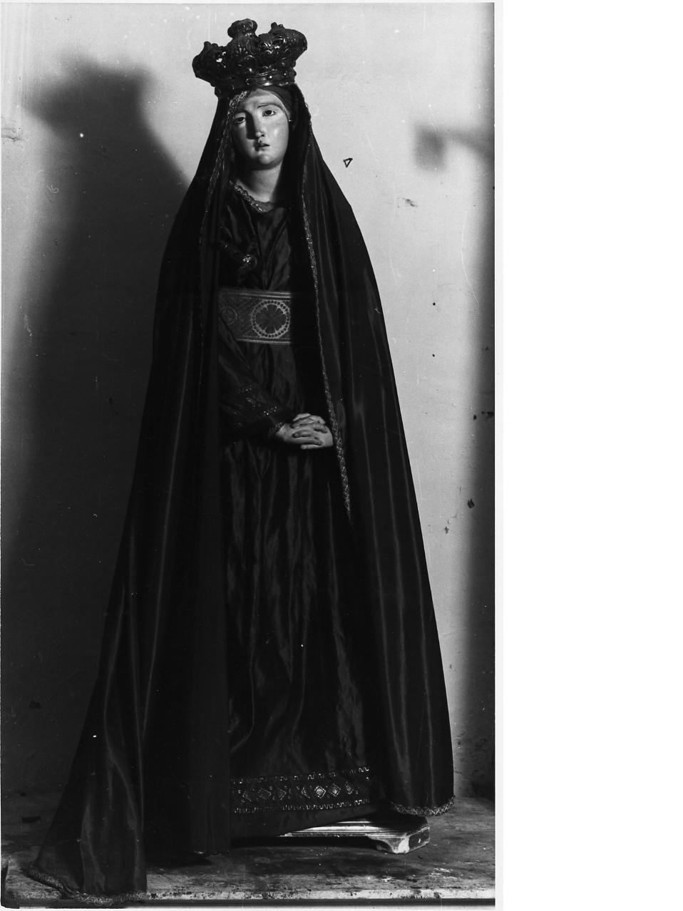 Madonna Addolorata (statua) - ambito napoletano (seconda metà sec. XIX)